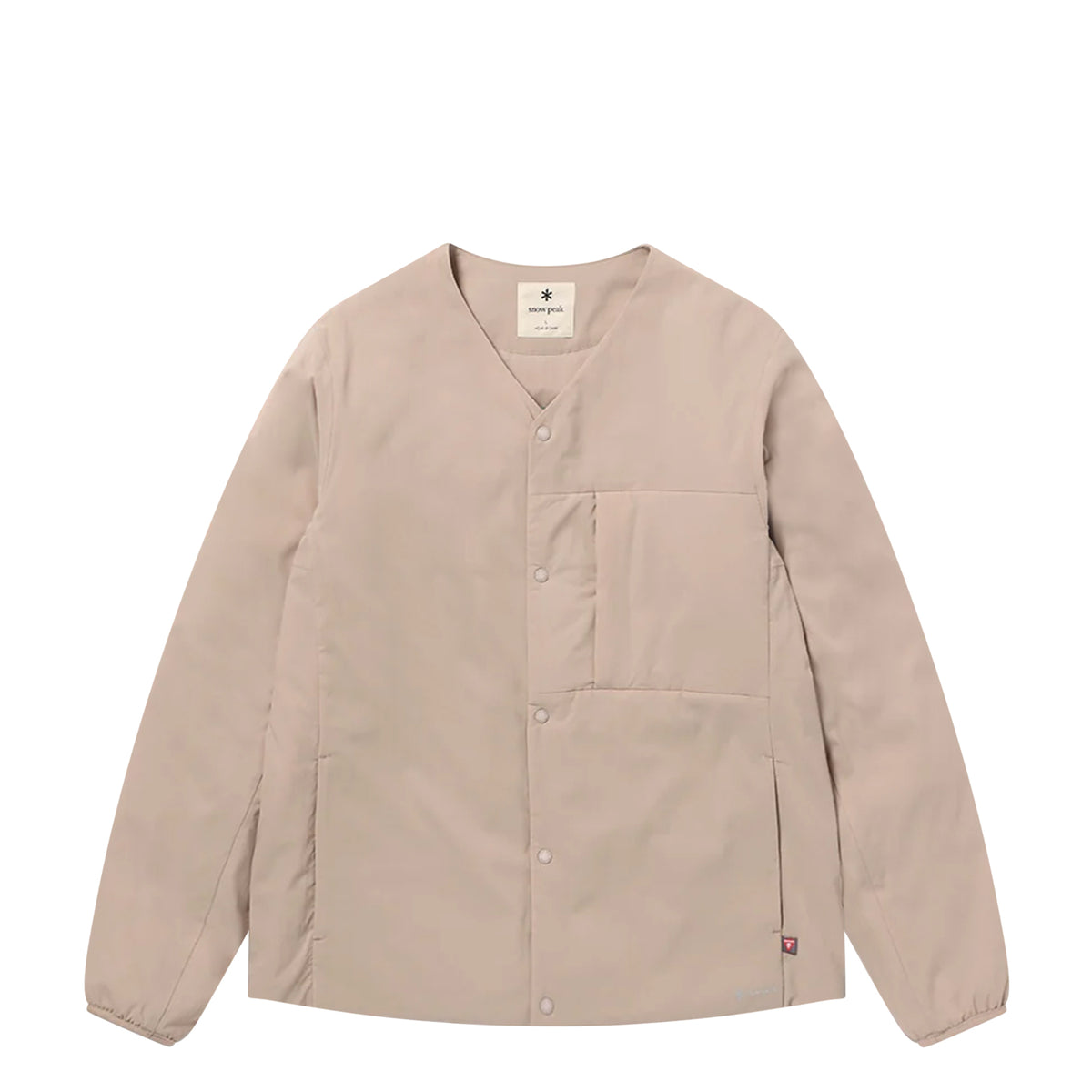 Flexible Insulated Cardigan Light Brown