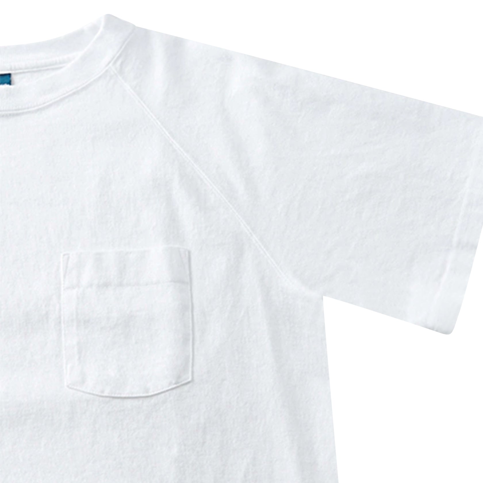 Heavy Raglan Pocket T-Shirt White