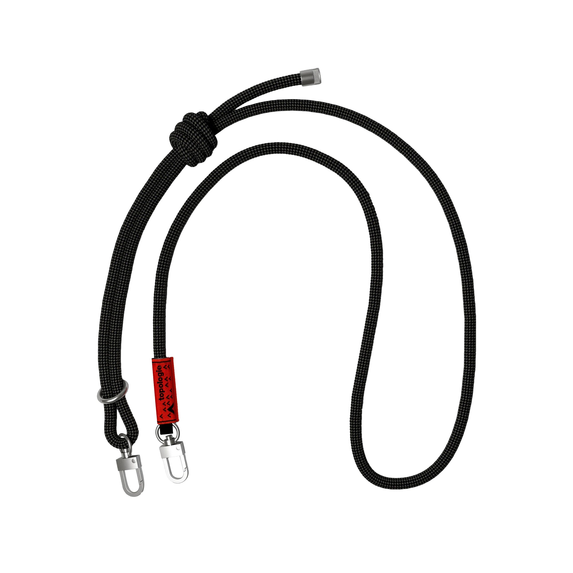 Wares Straps 8.0mm Rope Strap Black Lattice