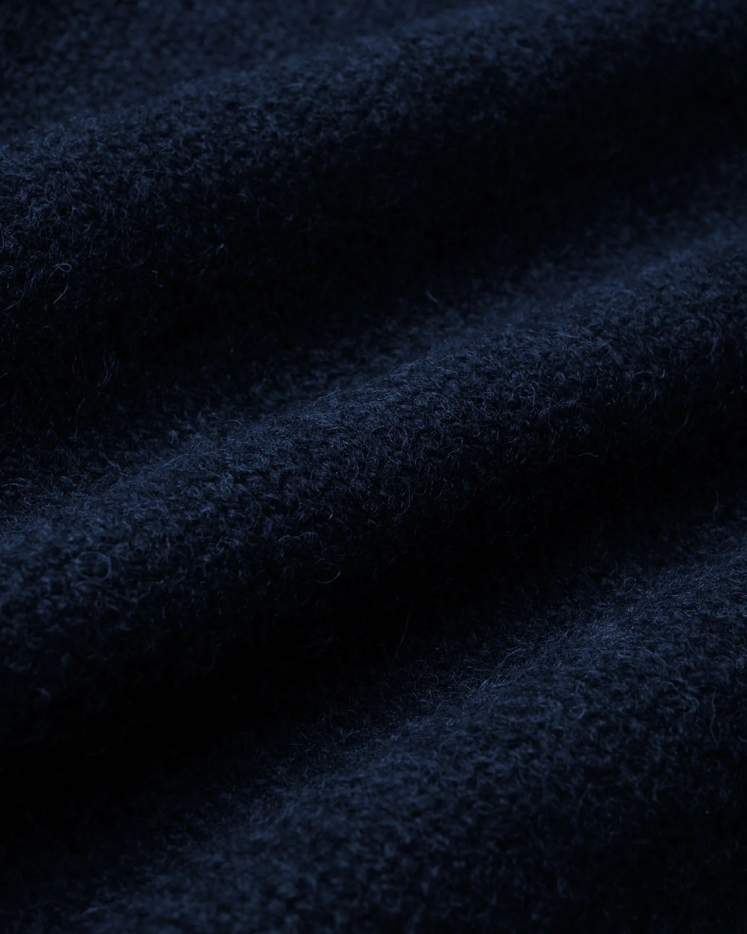 Boxy Space Knit Pullover Navy