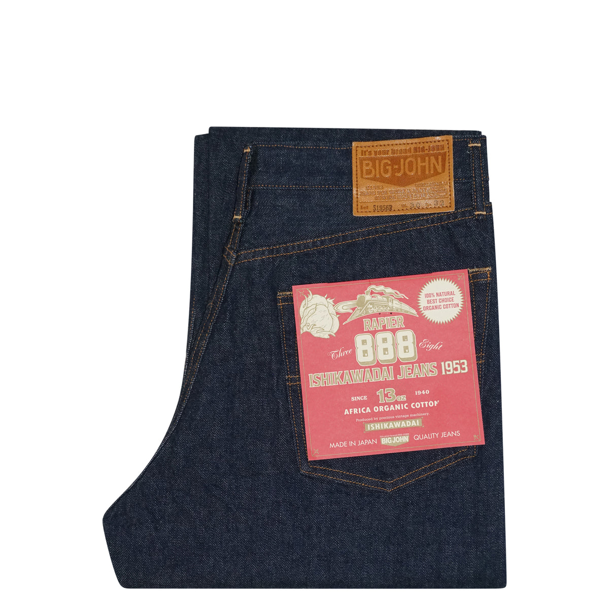 Ishikawaday Regular Tapered Denim Indigo One Wash