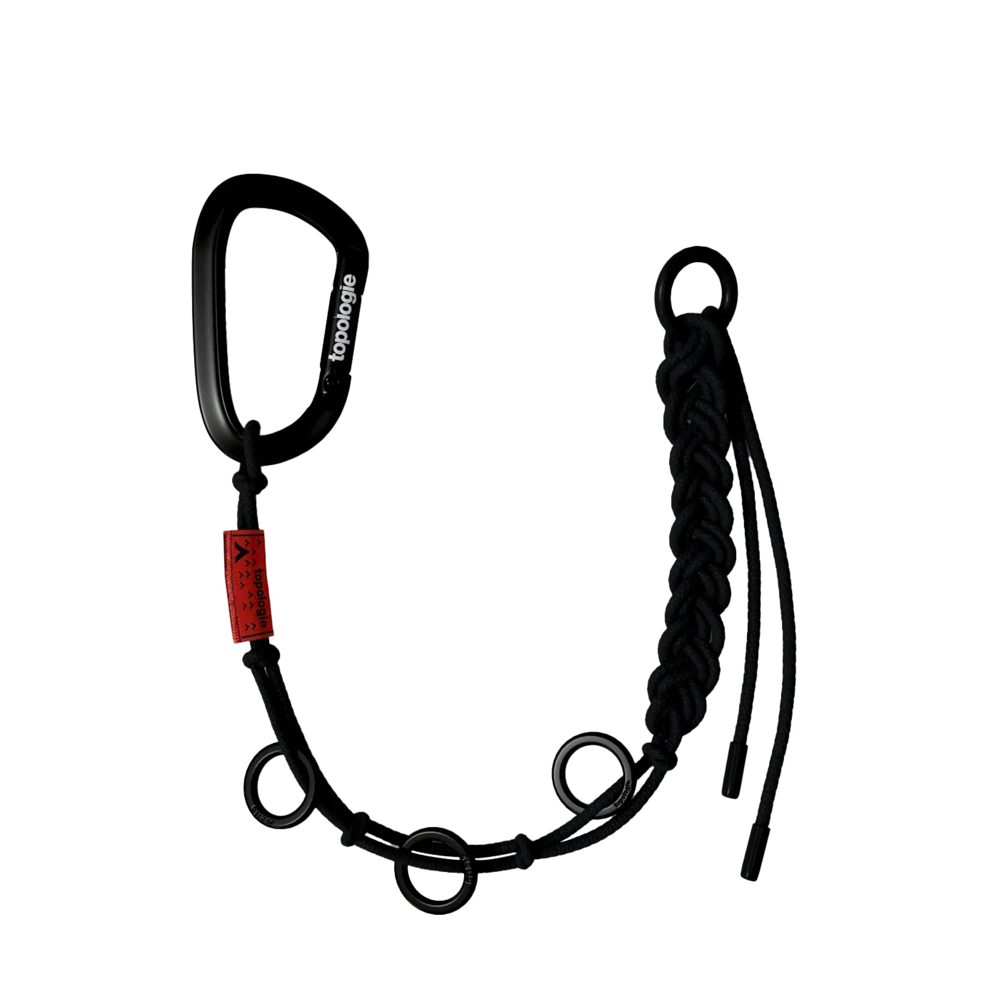 Wares Braided Keychain Black
