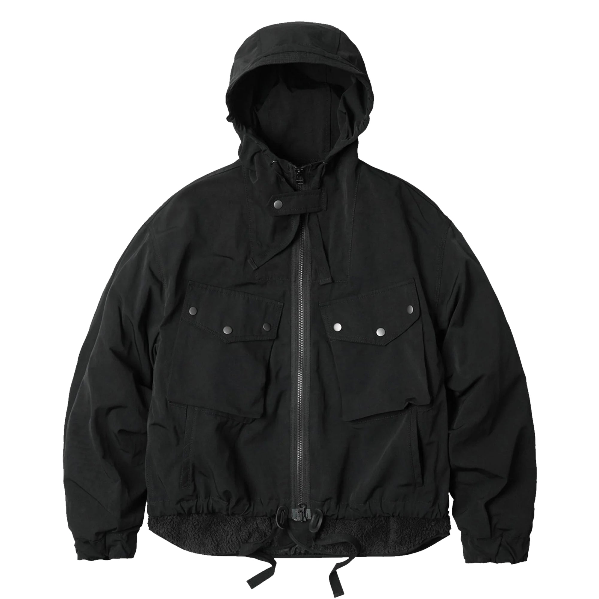 Smock Hooded Parkas Black