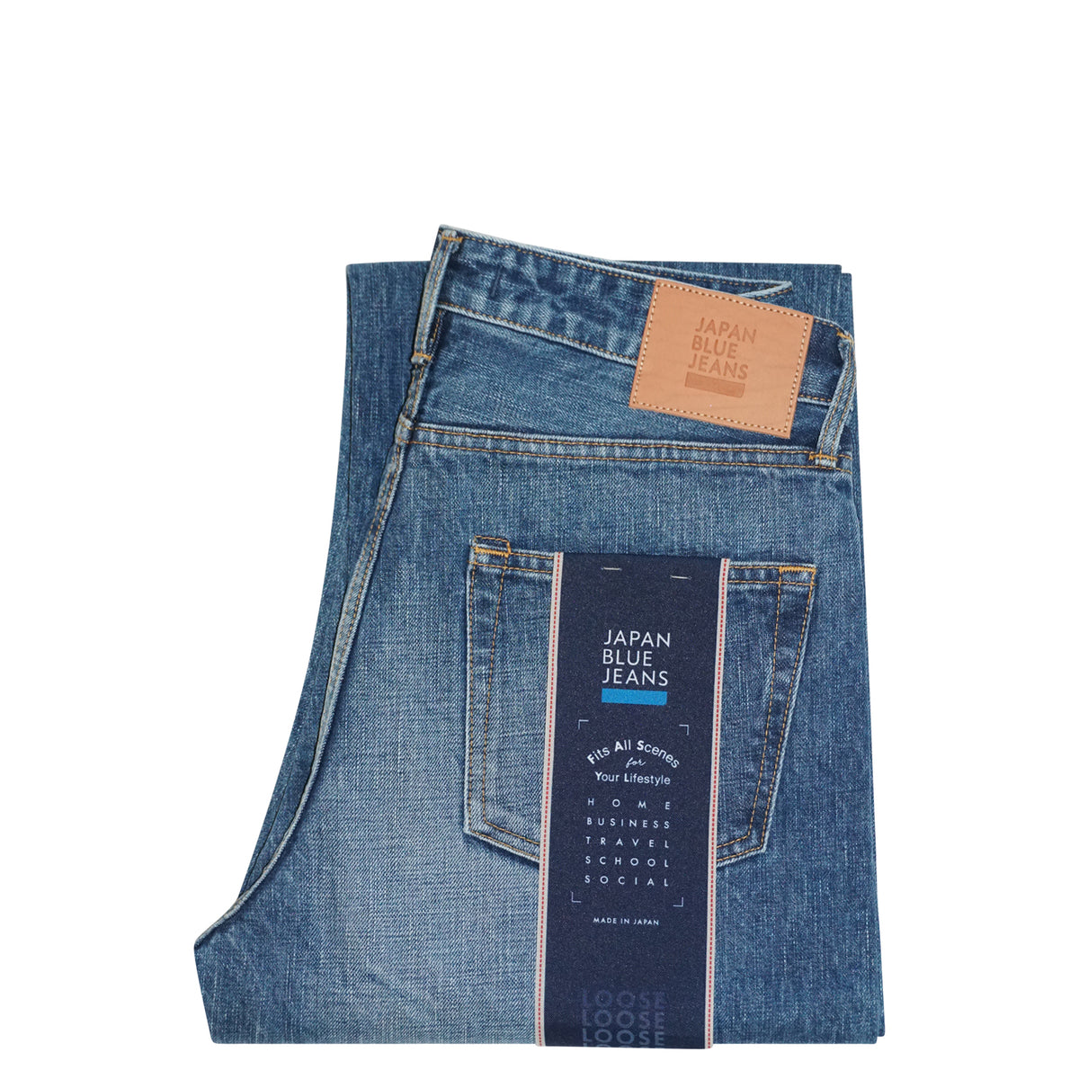 14,8 oz Loose Fit Mid Wash