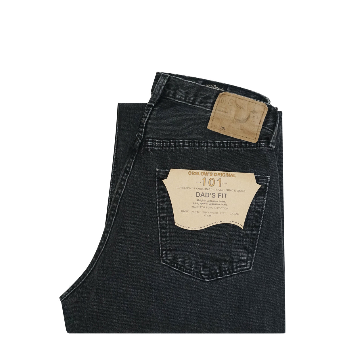 101 Dad's Fit Jeans Schwarz Stone