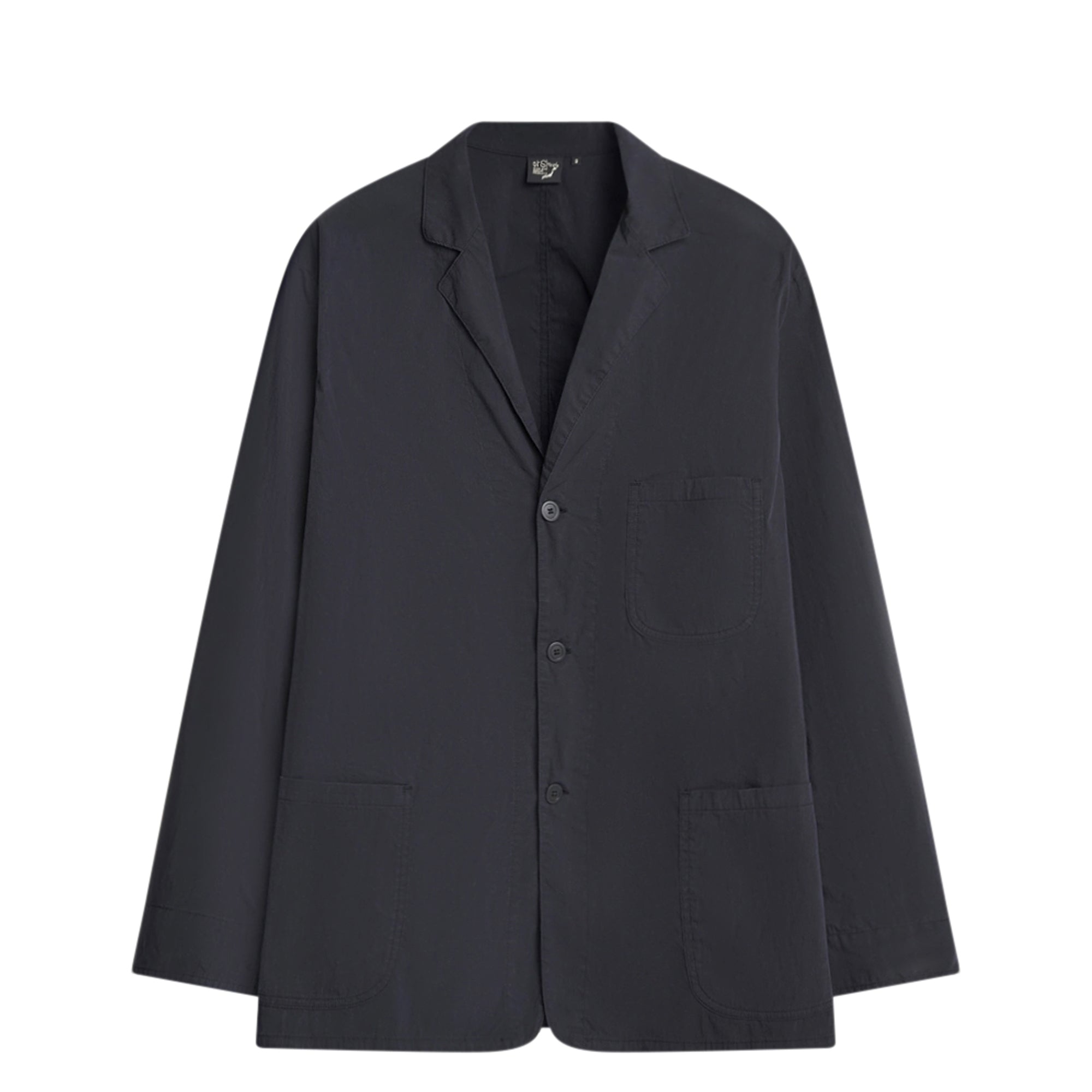 Light Cotton Blazer Jacket Black