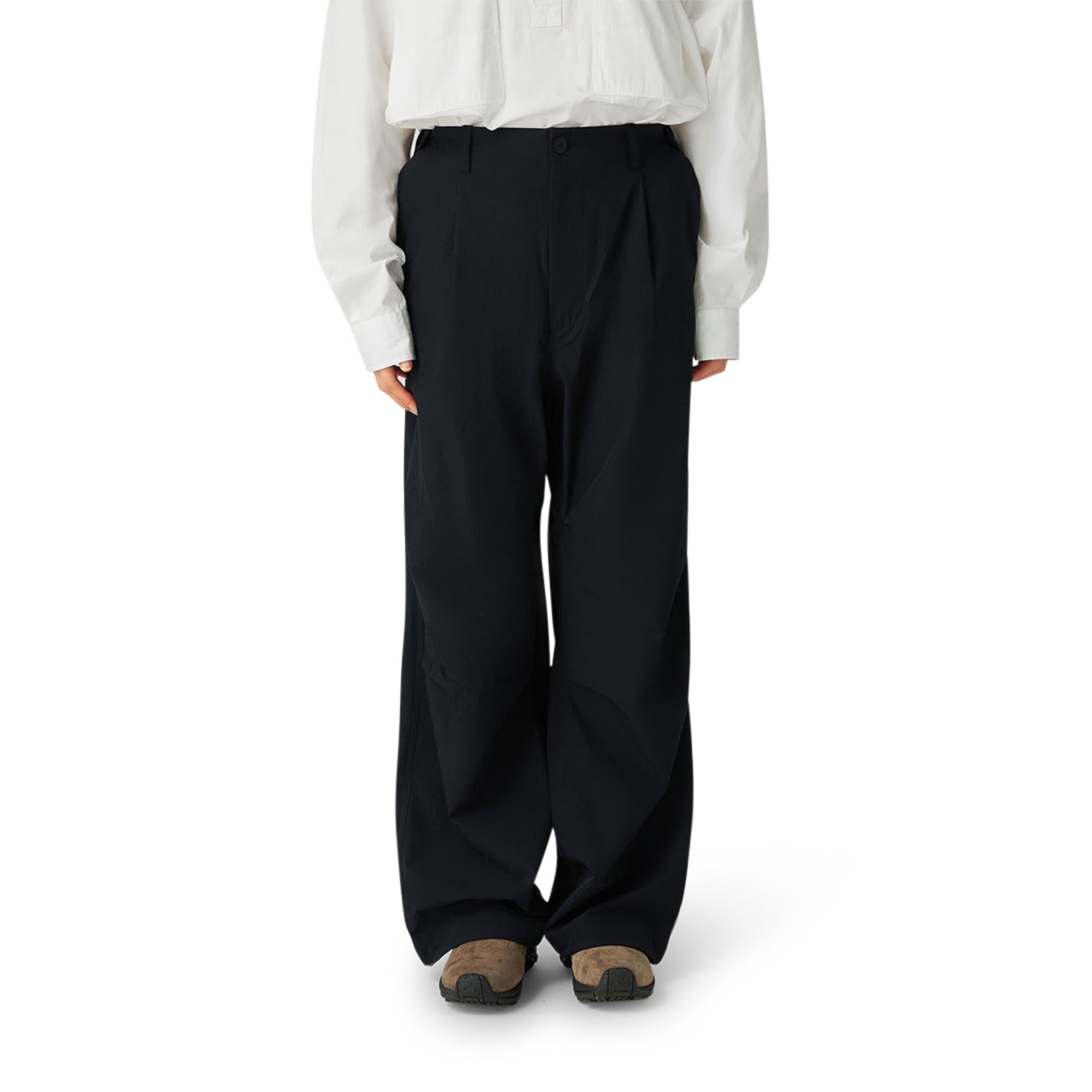 Water-Repellent Stretch Trousers Black