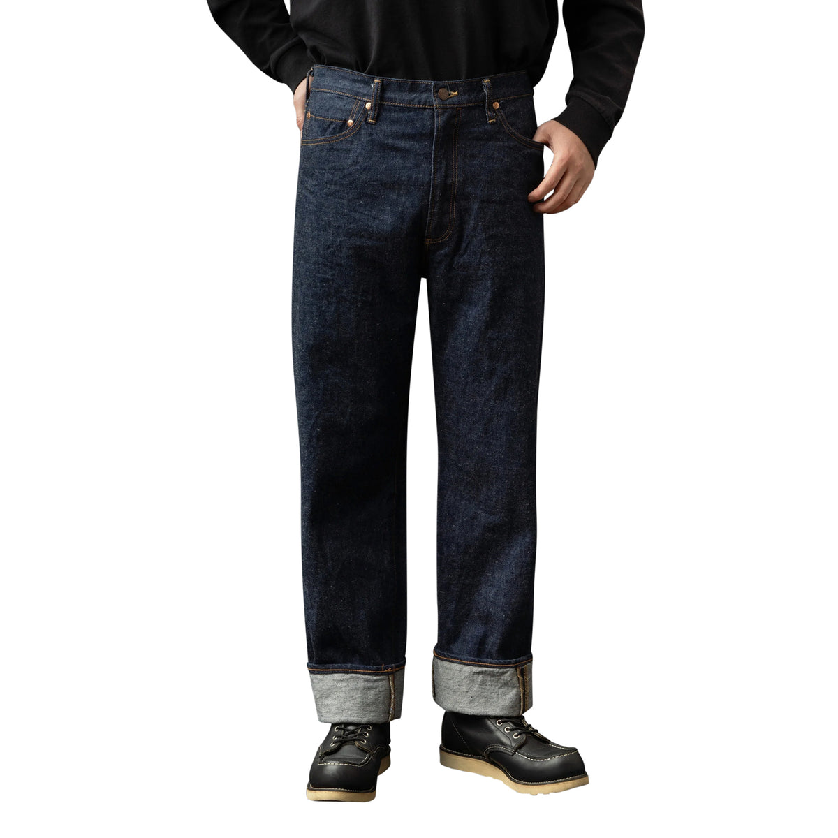 Ishikawaday Straight Denim Indigo One Wash