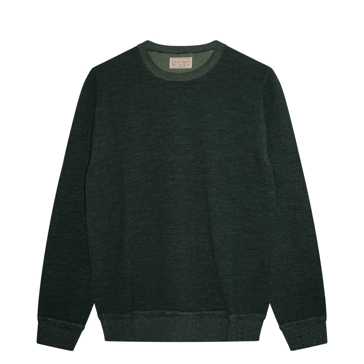 Crewneck green sage 100% wool