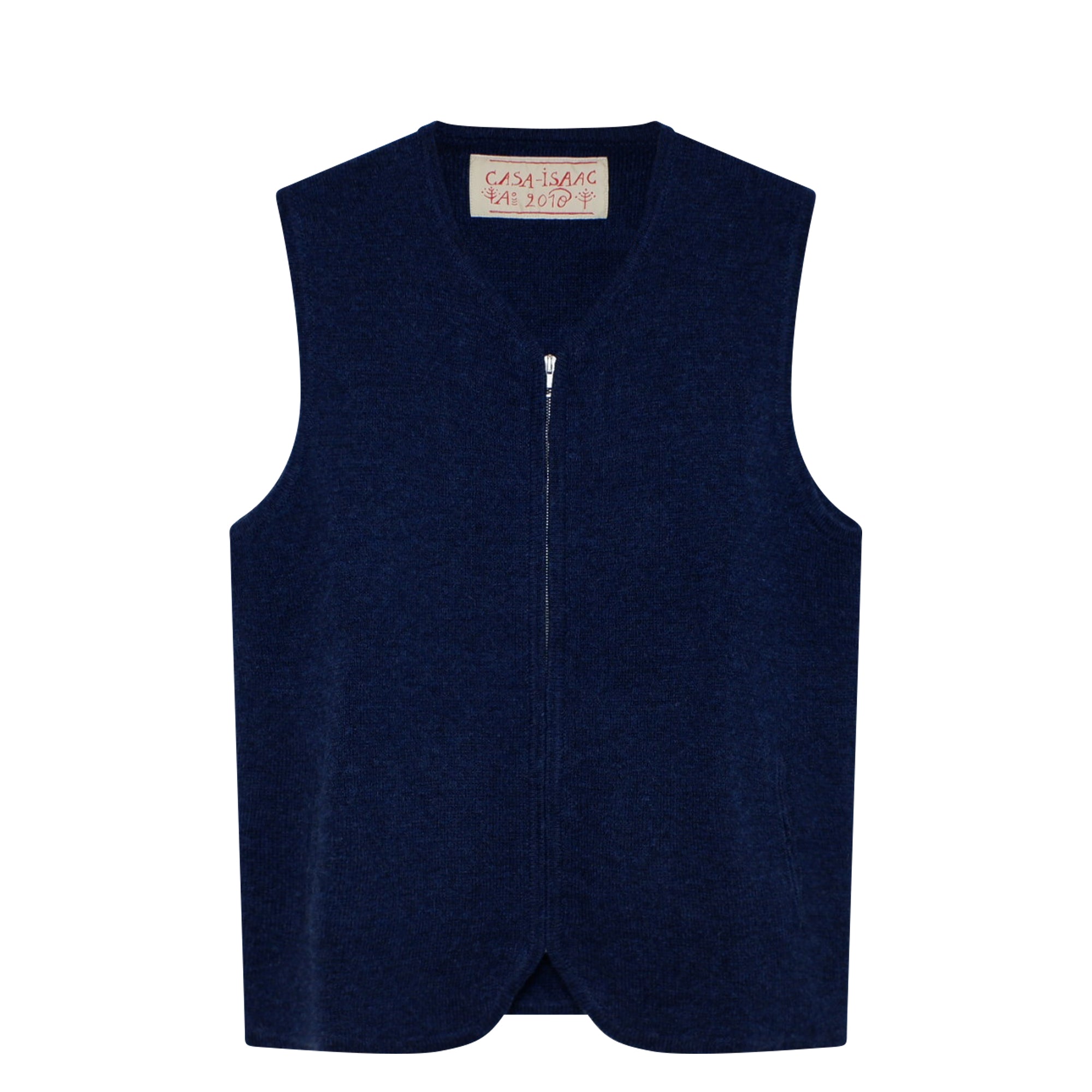 Folk Vest Blue