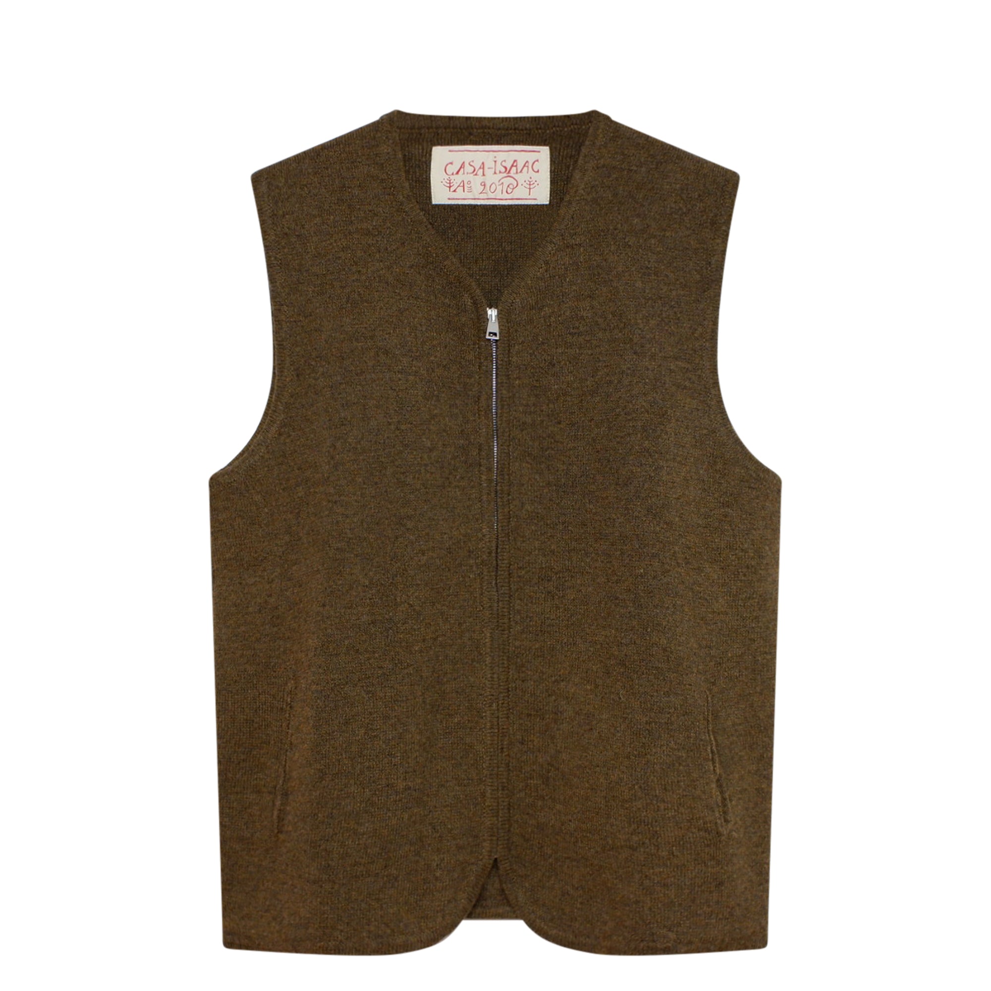 Folk Vest Brown