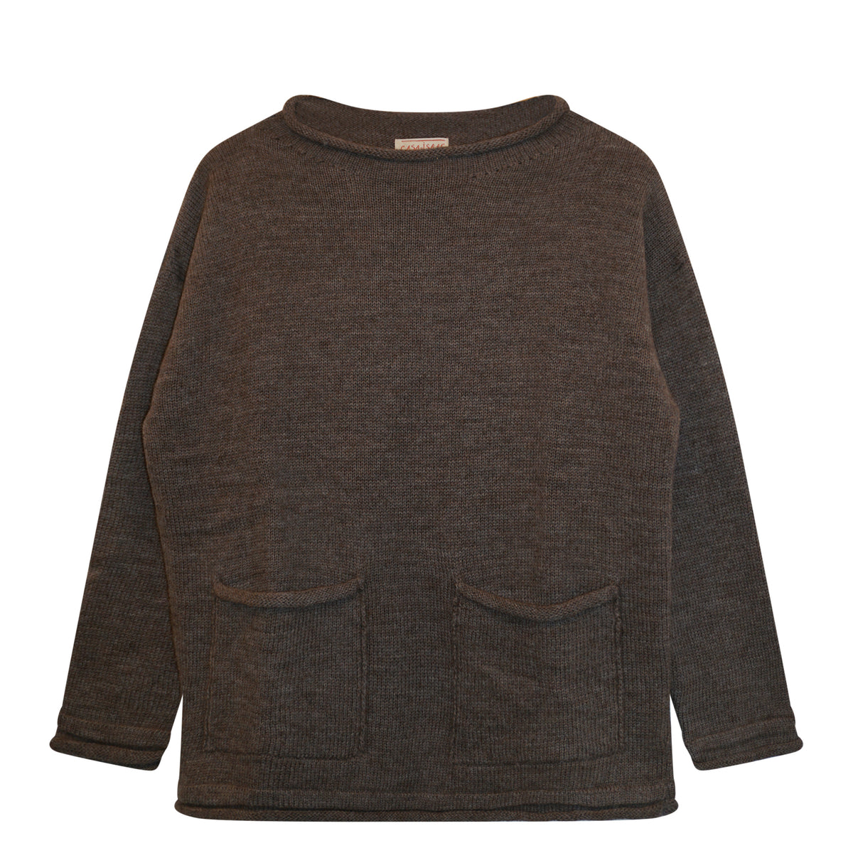 RollNeck Oversize Taupe 50% alpaca 50% merino