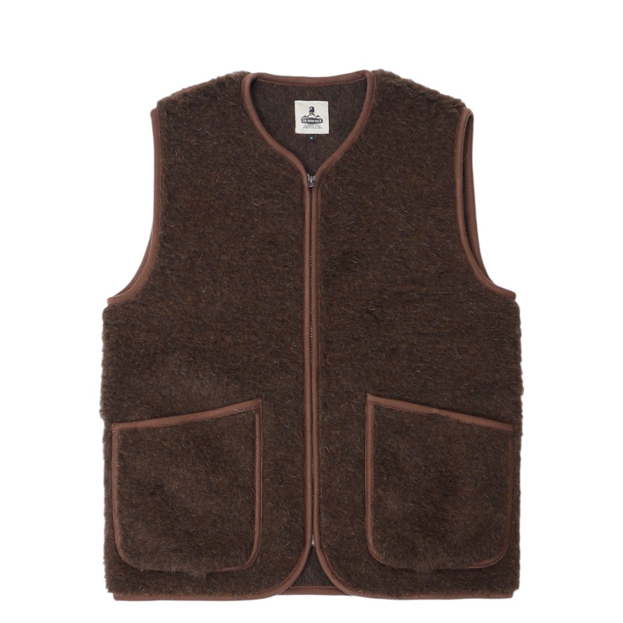 Wool Pepitko Gilet Brown