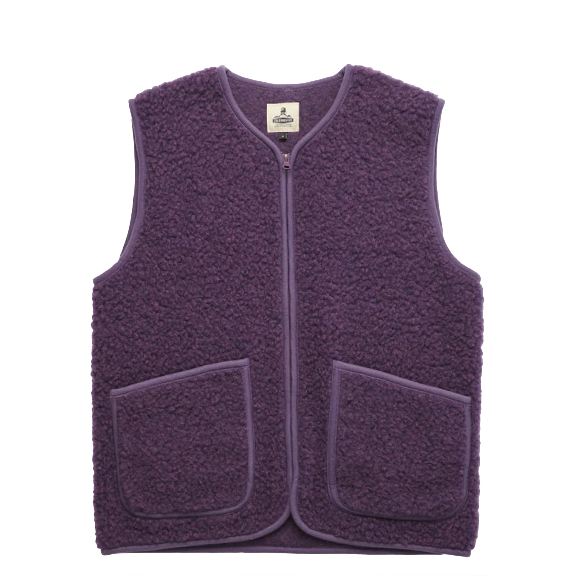 Wool Pepitko Gilet Violet