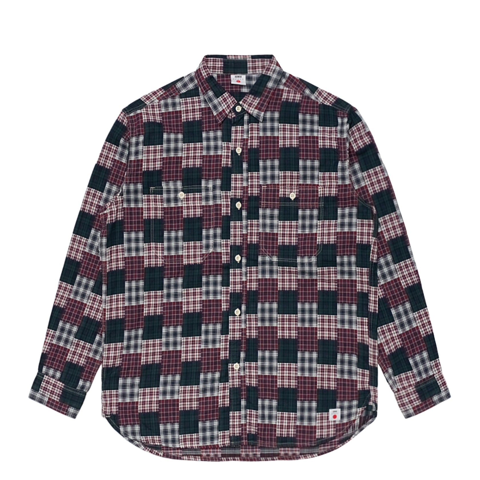 Work shirt Japan Green / Red