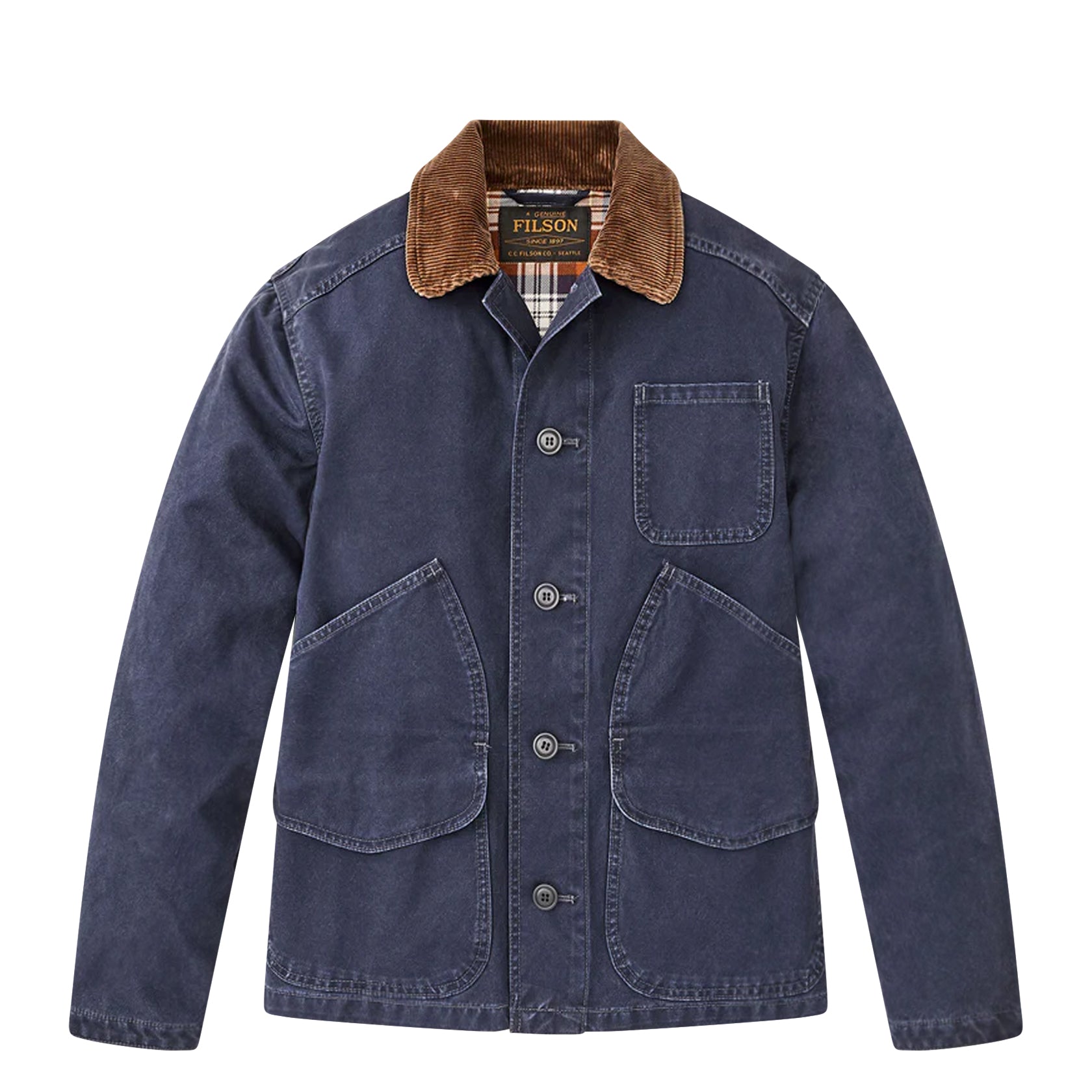 Canvas Outfitter Jacket Blue Mussel