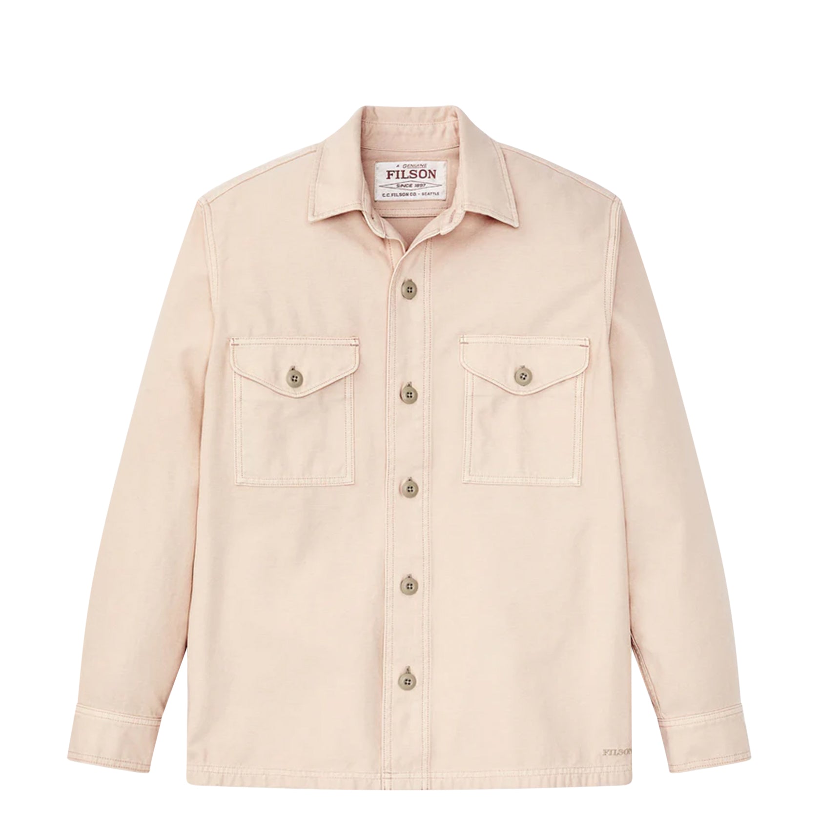 Field jac-shirt Washed Oatmeal