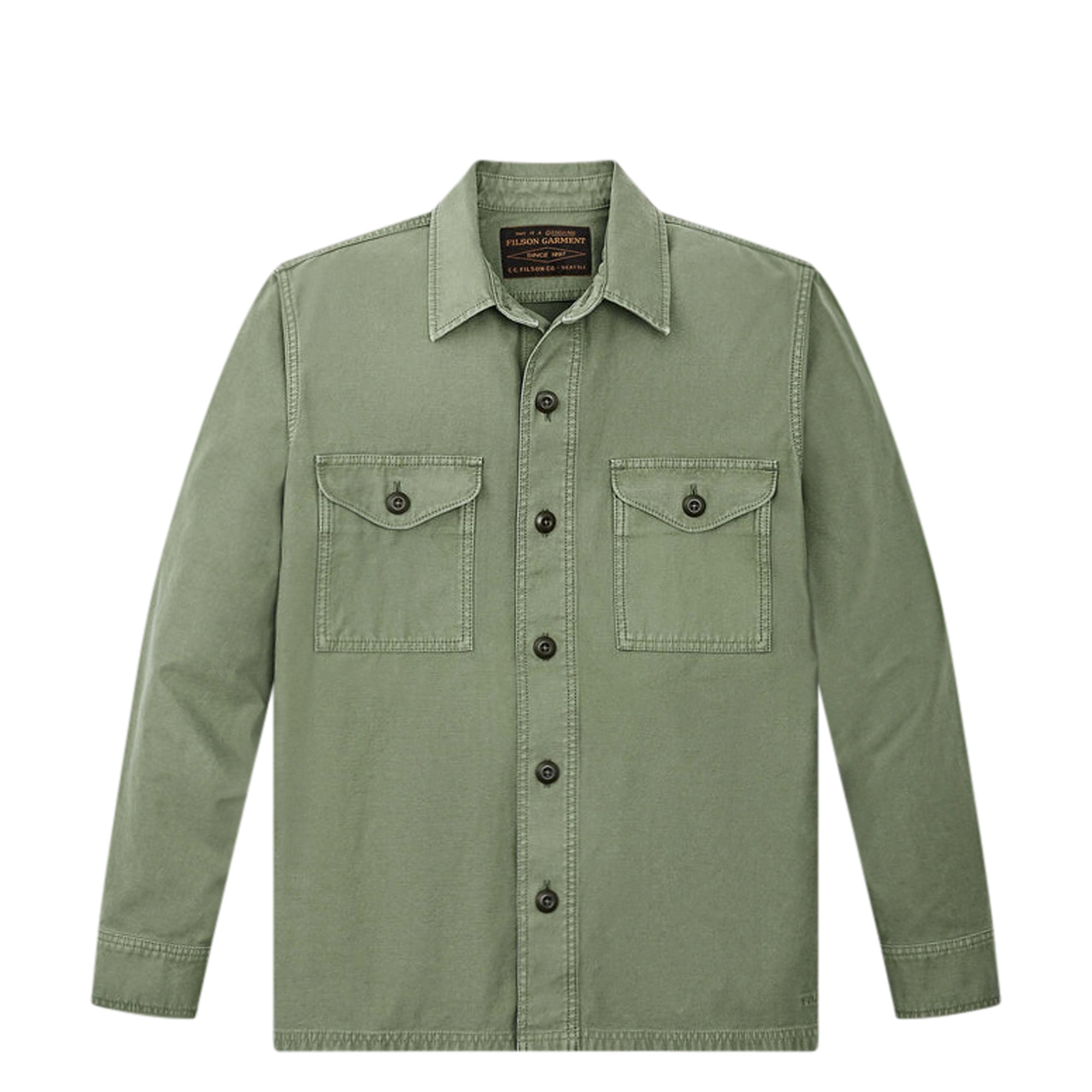 Jac-Shirt Reverse Cotton Fatigue Green