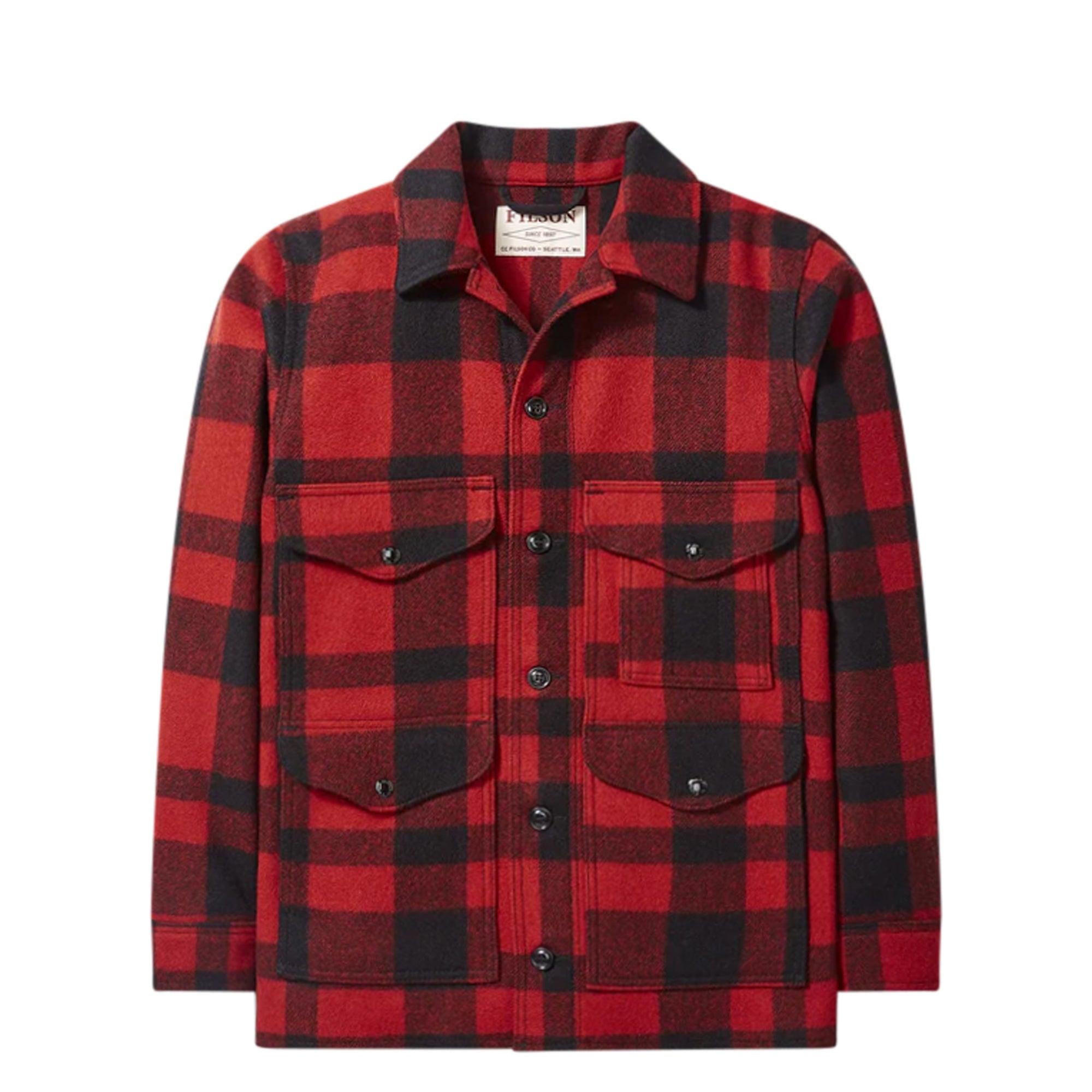 Mackinaw Cruiser Jackets Red Black