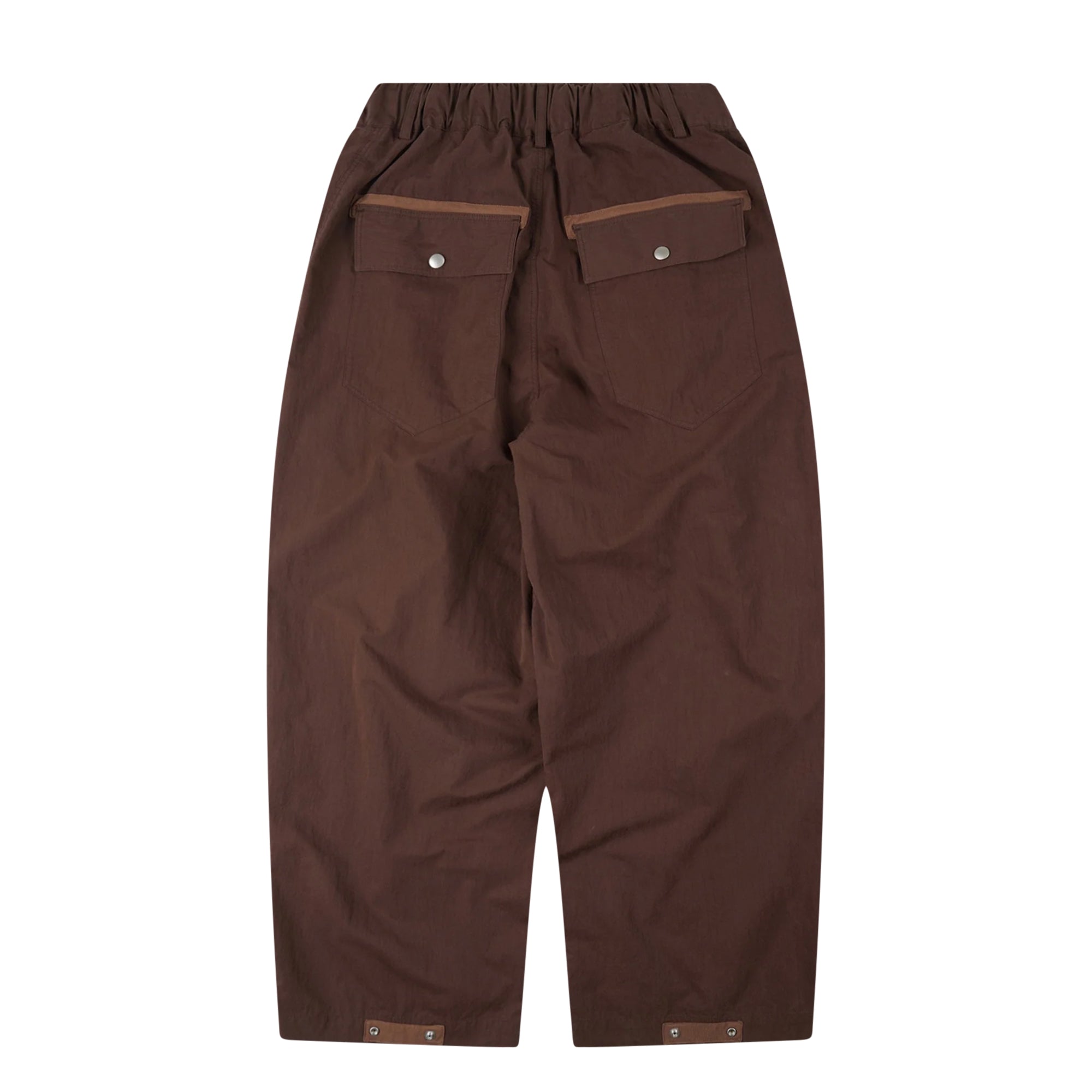 Fold Fatigue Wide Pants Brown