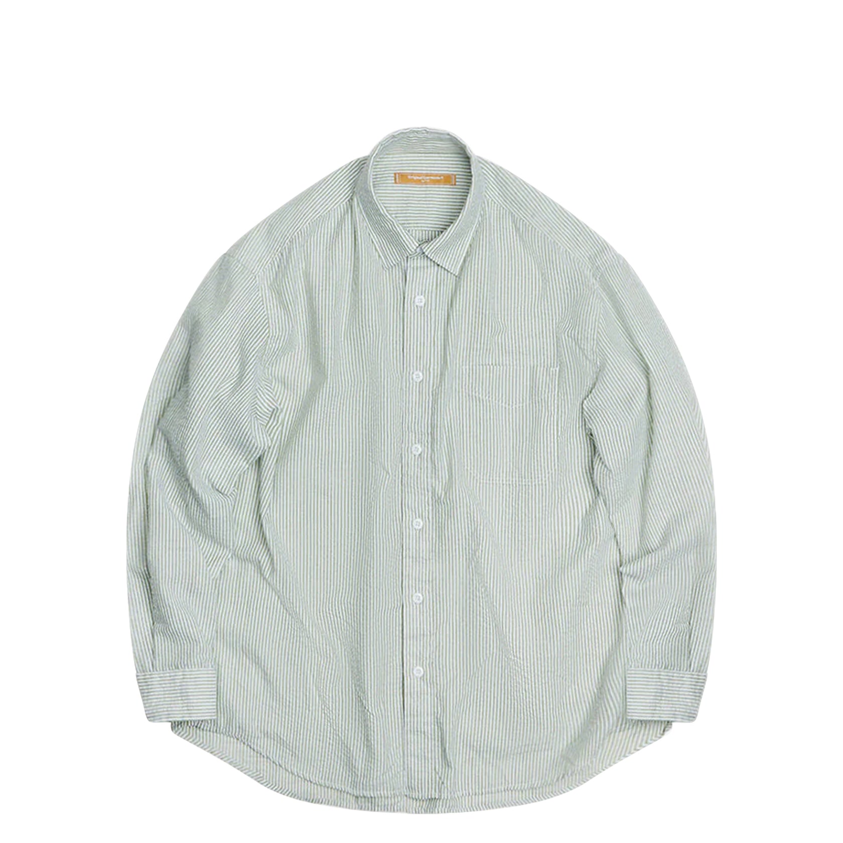 OG Stripe Seersucker Shirt Green