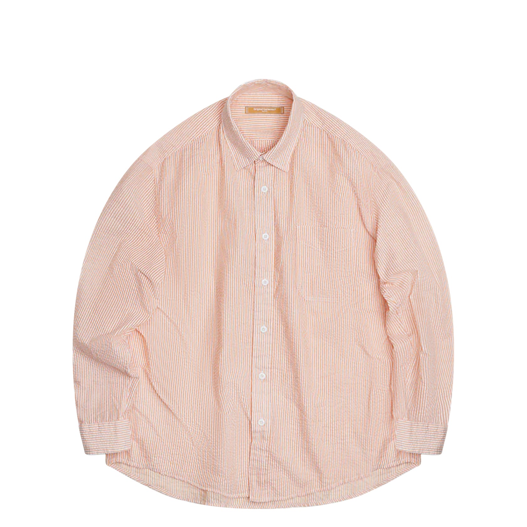 OG Stripe Seersucker Shirt Orange