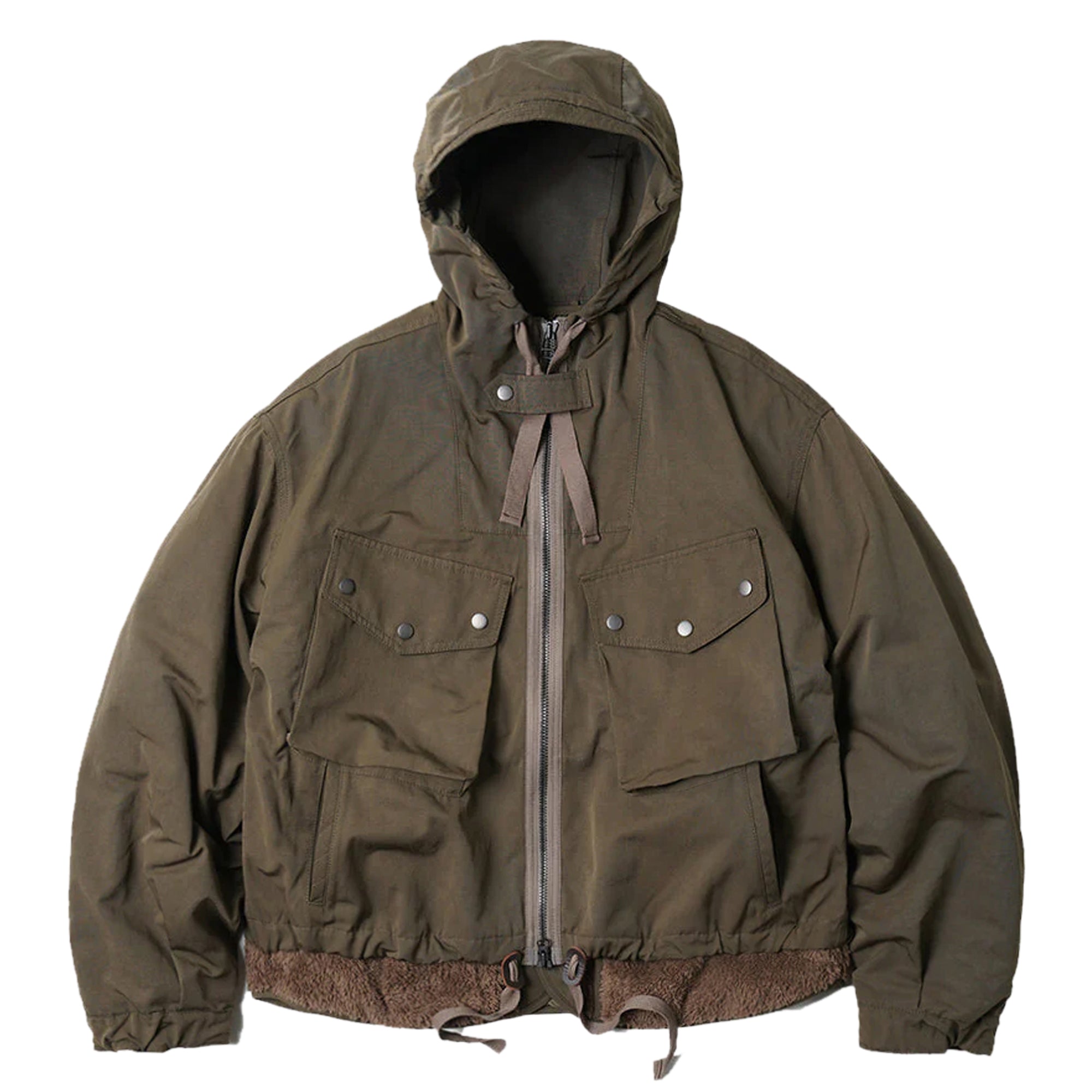 Smock Hooded Parkas Olive