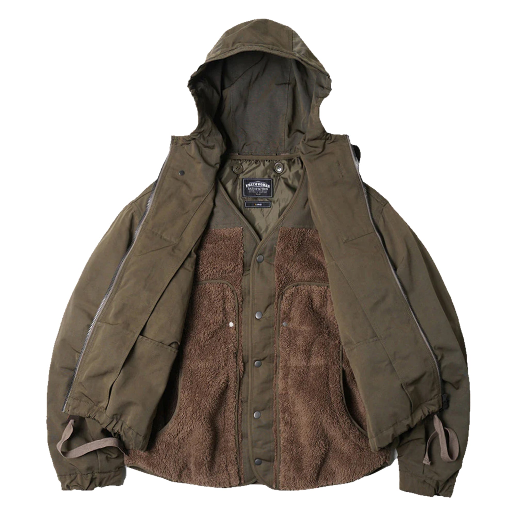 Smock Hooded Parkas Olive
