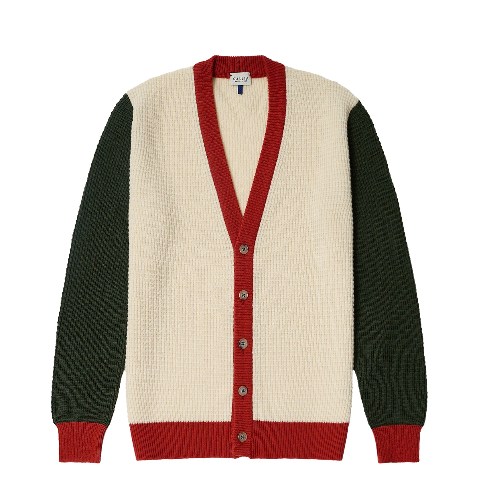 Cardigan Waffle Multi