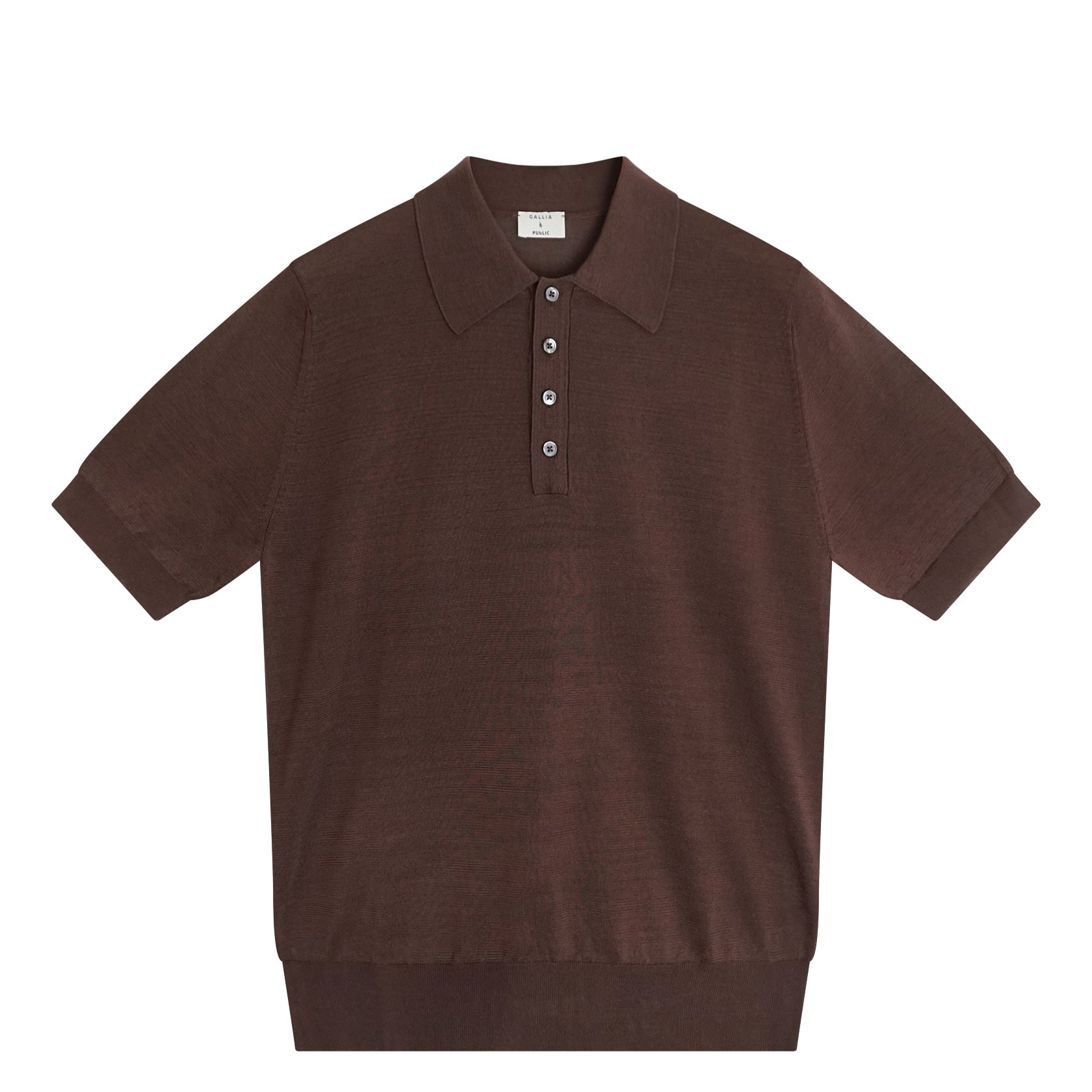 Brown Lisle Polo