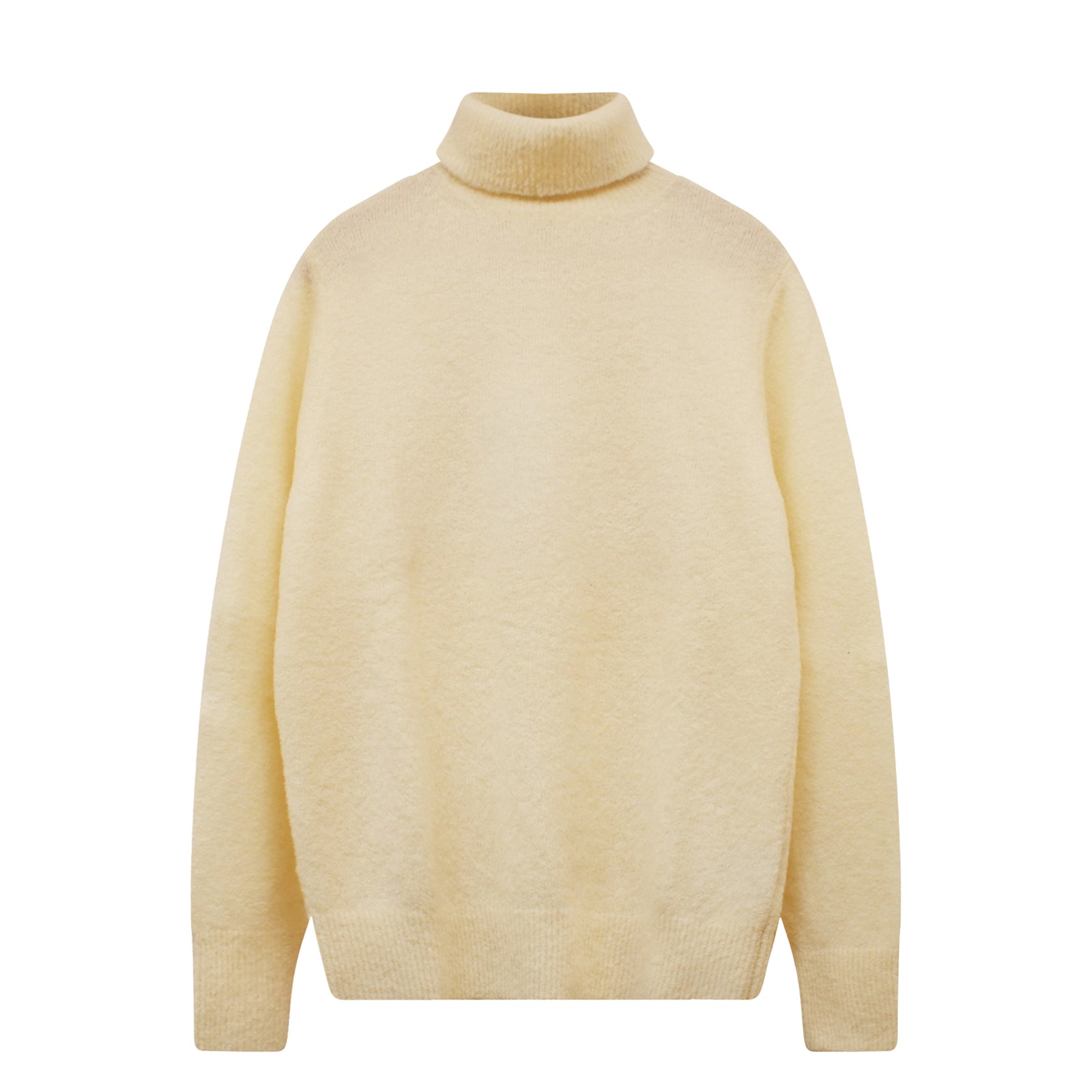 High Neck Jumper White