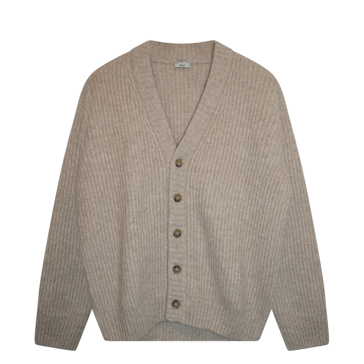 Ohio Cardigan 100% wool Beige