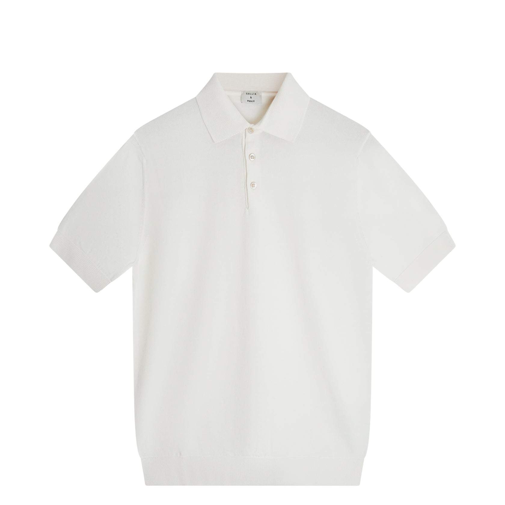 Billy Polo 100% Cotton White