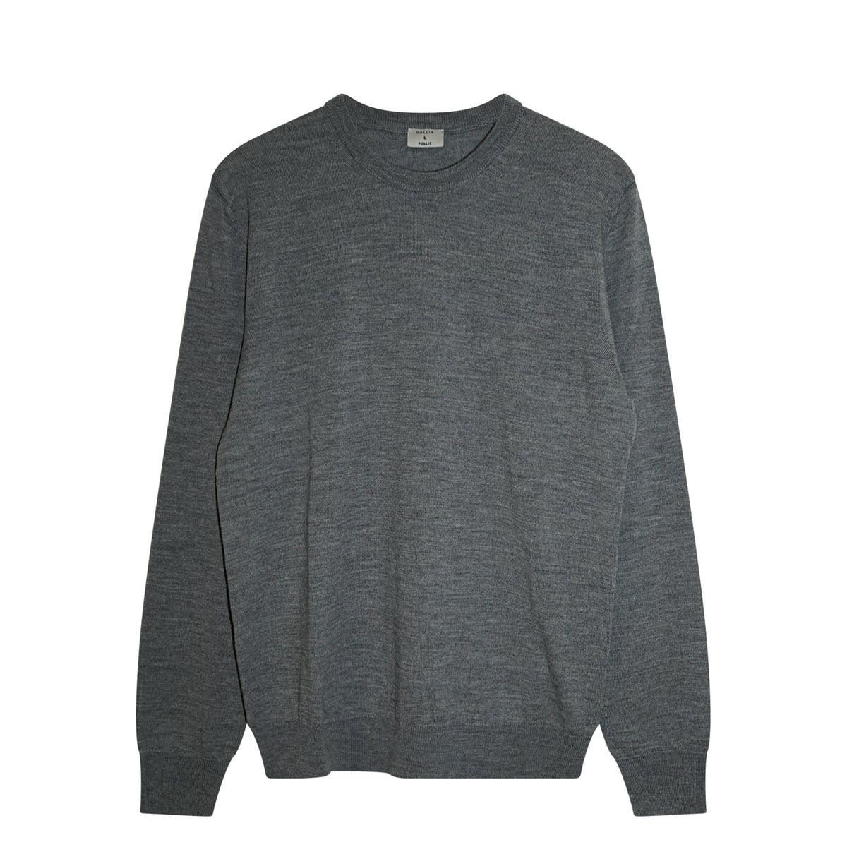 Romeo Crewneck Knitwear 100% merino wool Grey