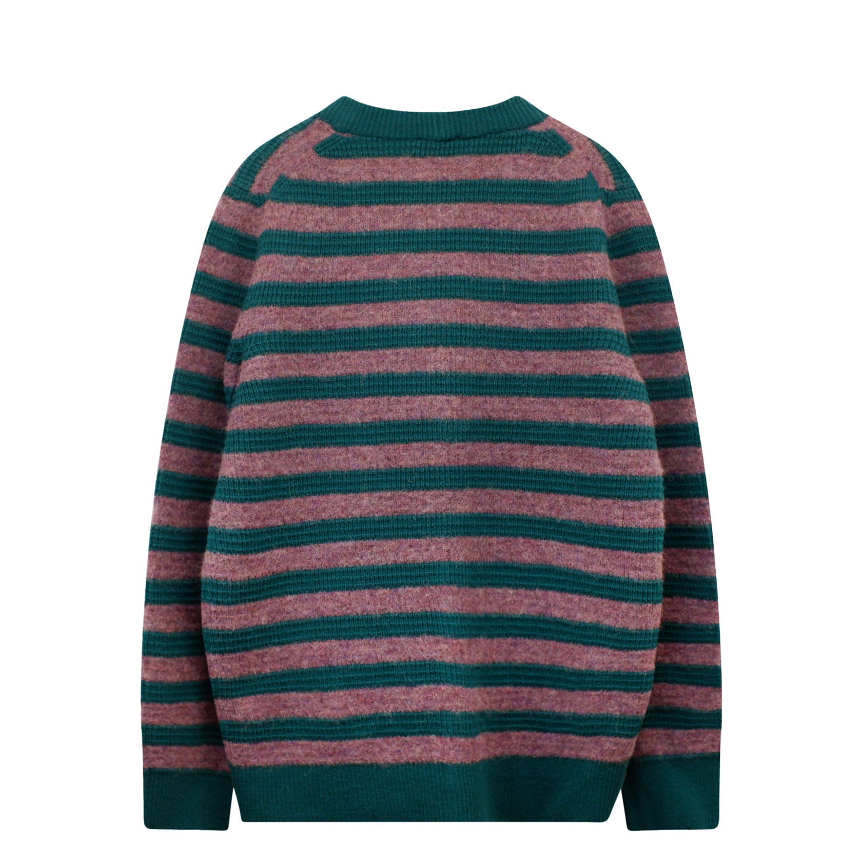 Stripe Cardigan Green/Purple