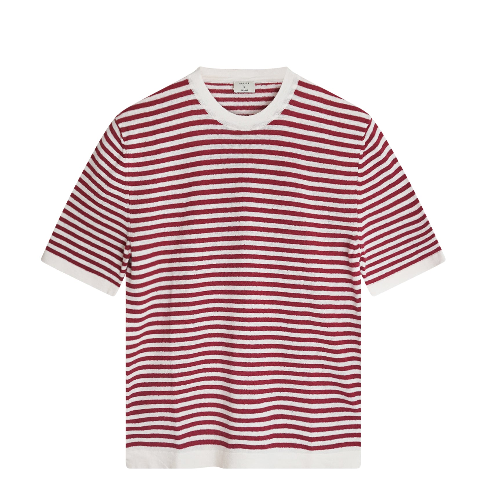 T-shirt Derek Righe Burgundy