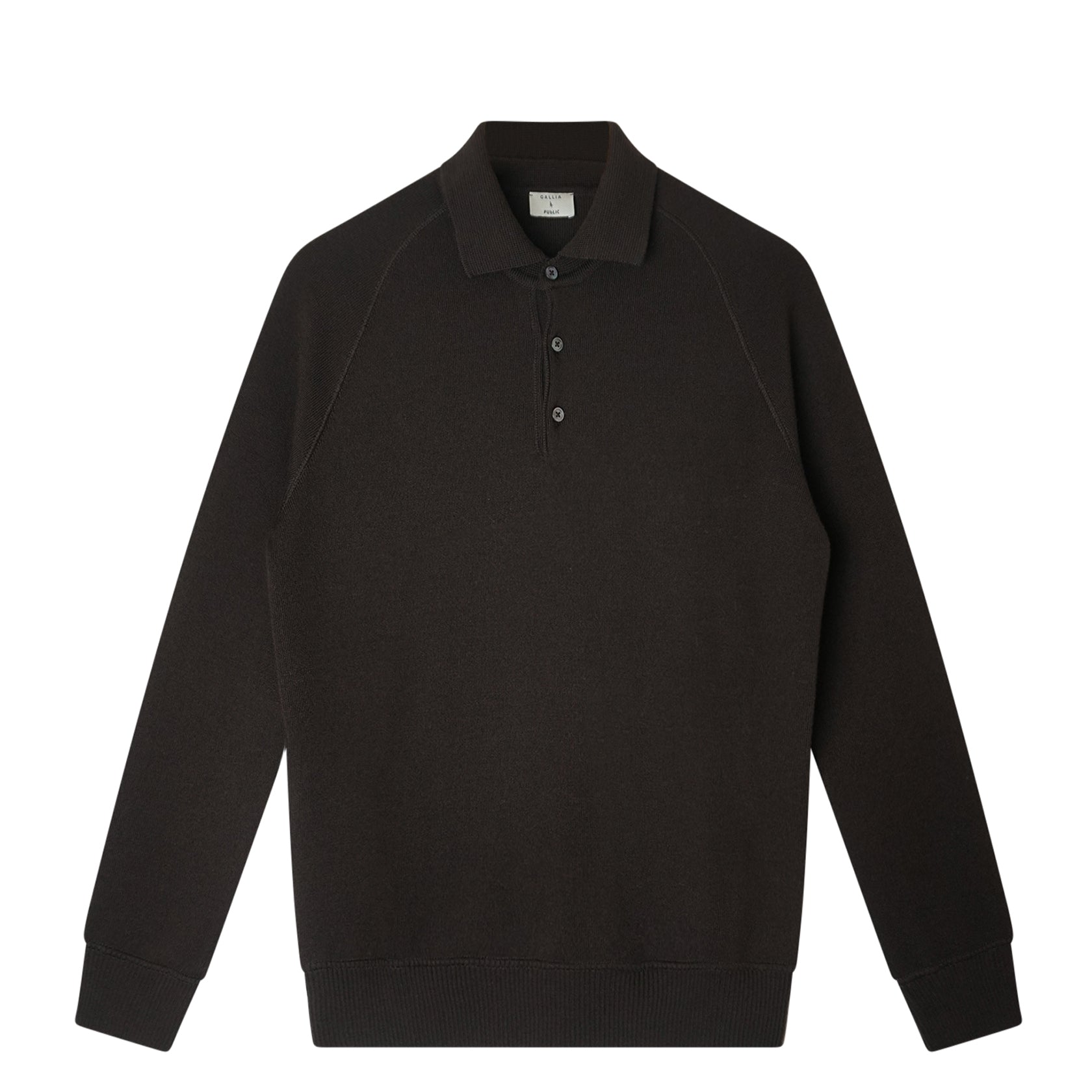 Wool Polo Brown
