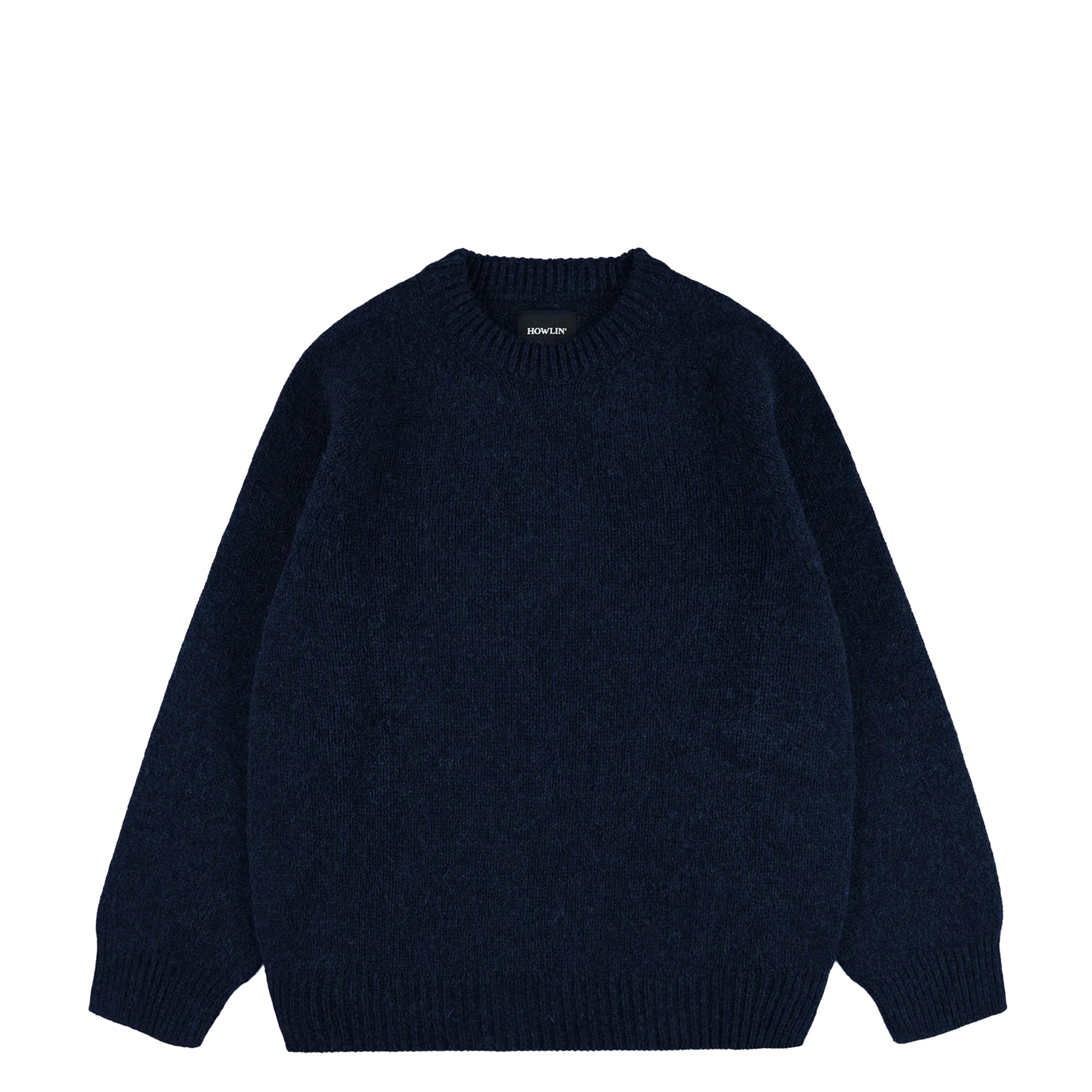 Boxy Space Knit Pullover Navy