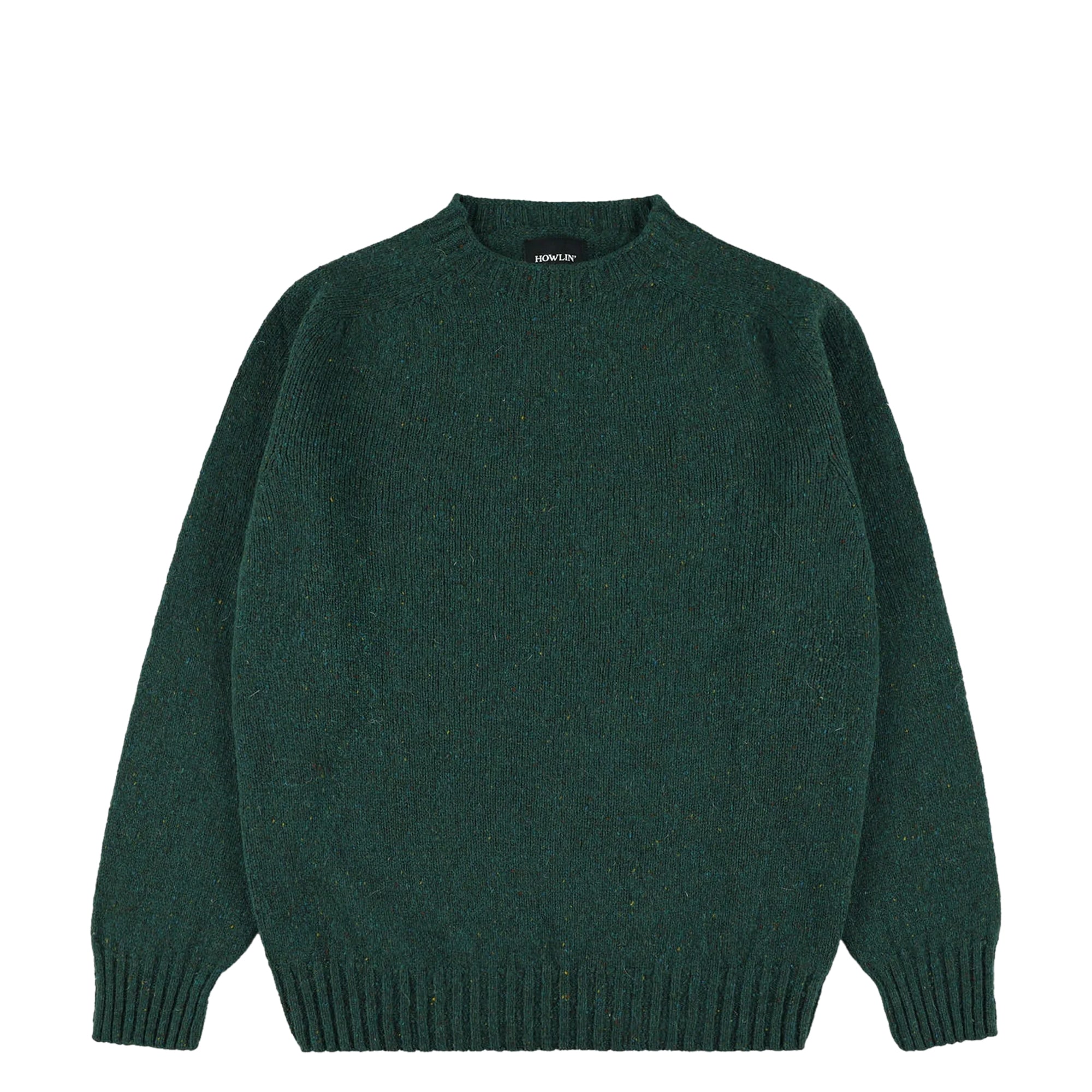 Terry Pullover Green Melange