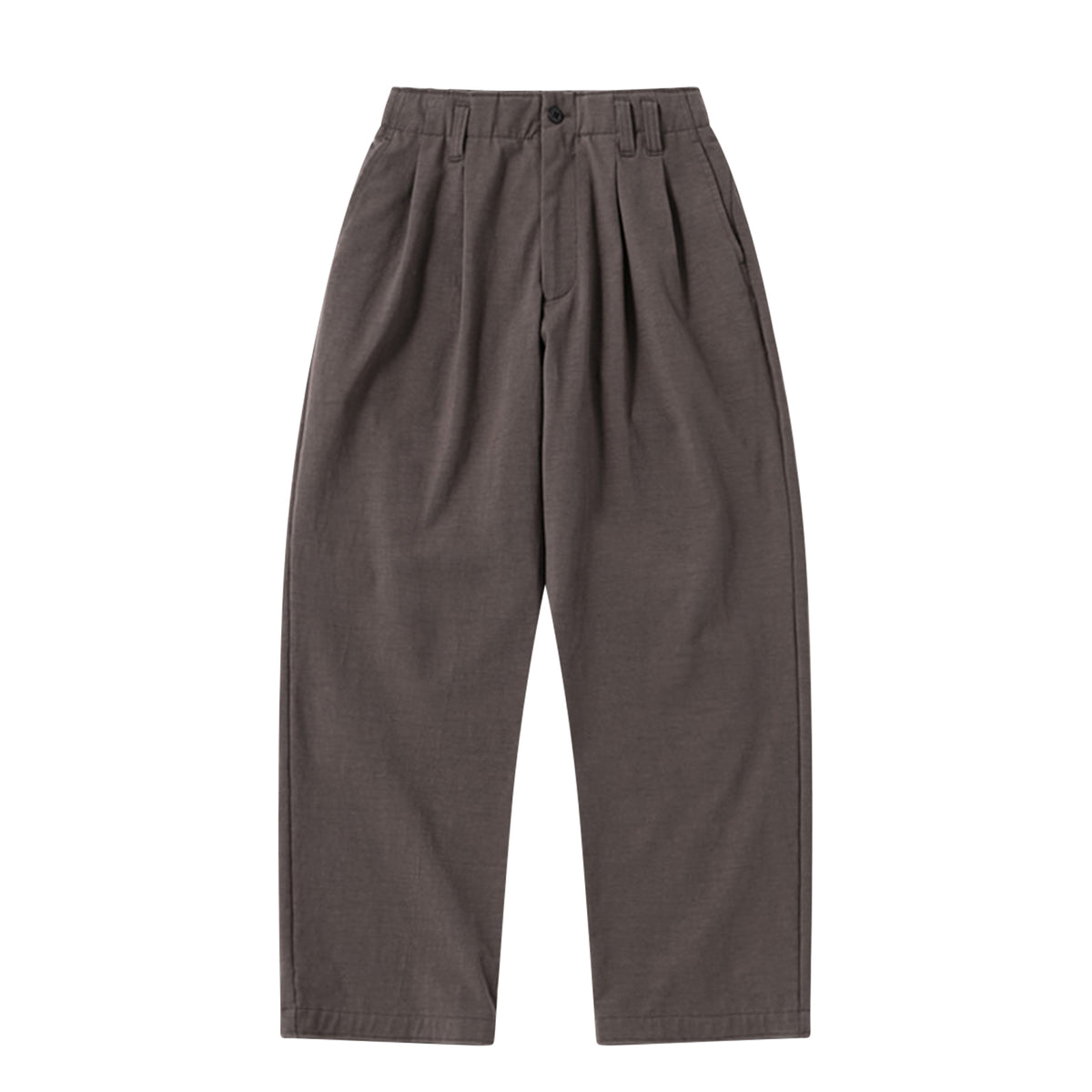 Stretch Wide Trousers Bistre