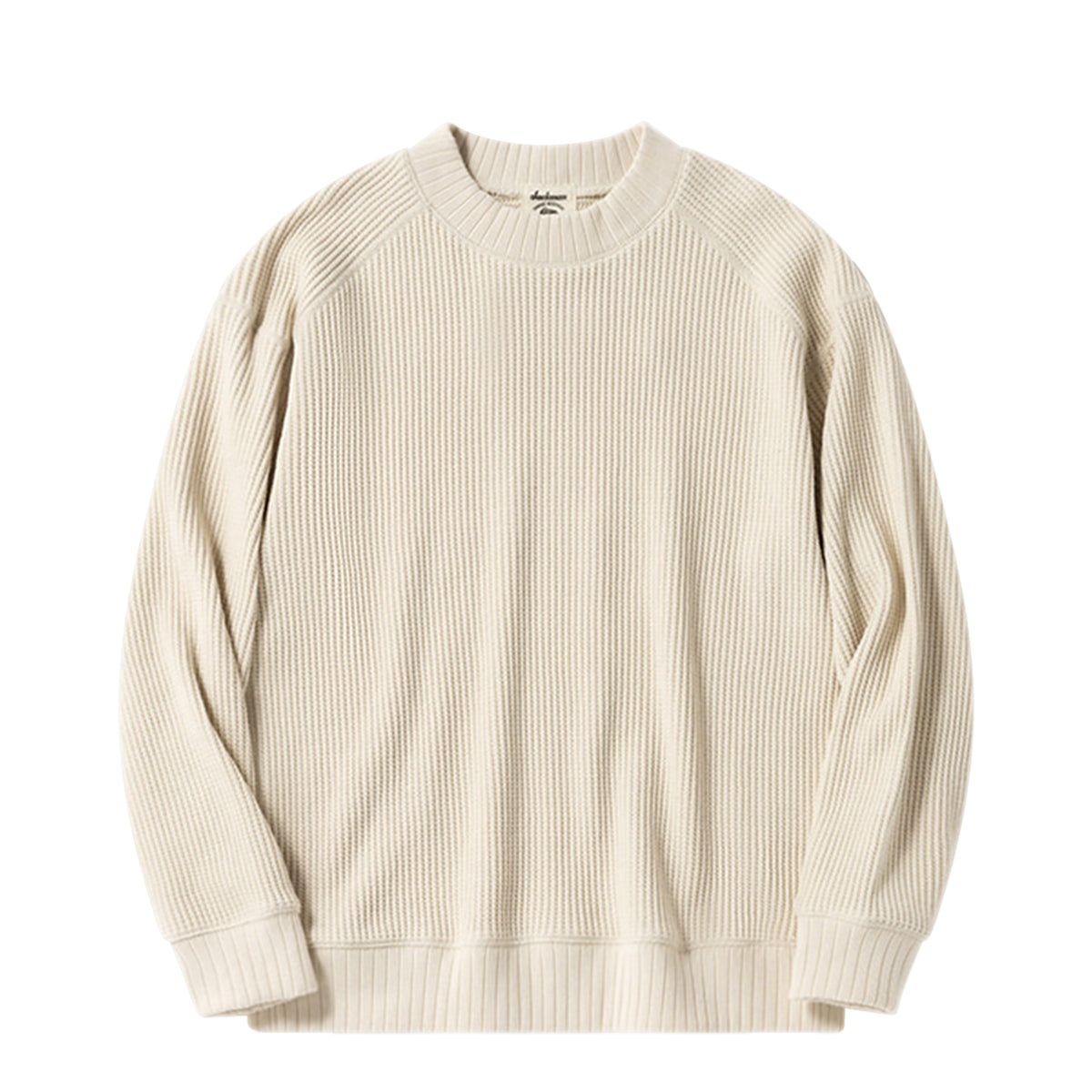 Waffle MidNeck Ecru