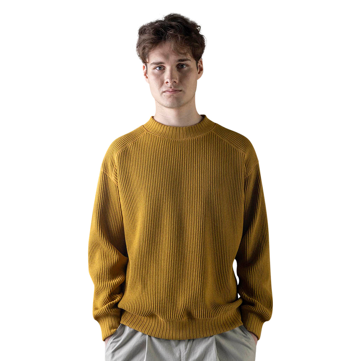 Waffle MidNeck Mustard