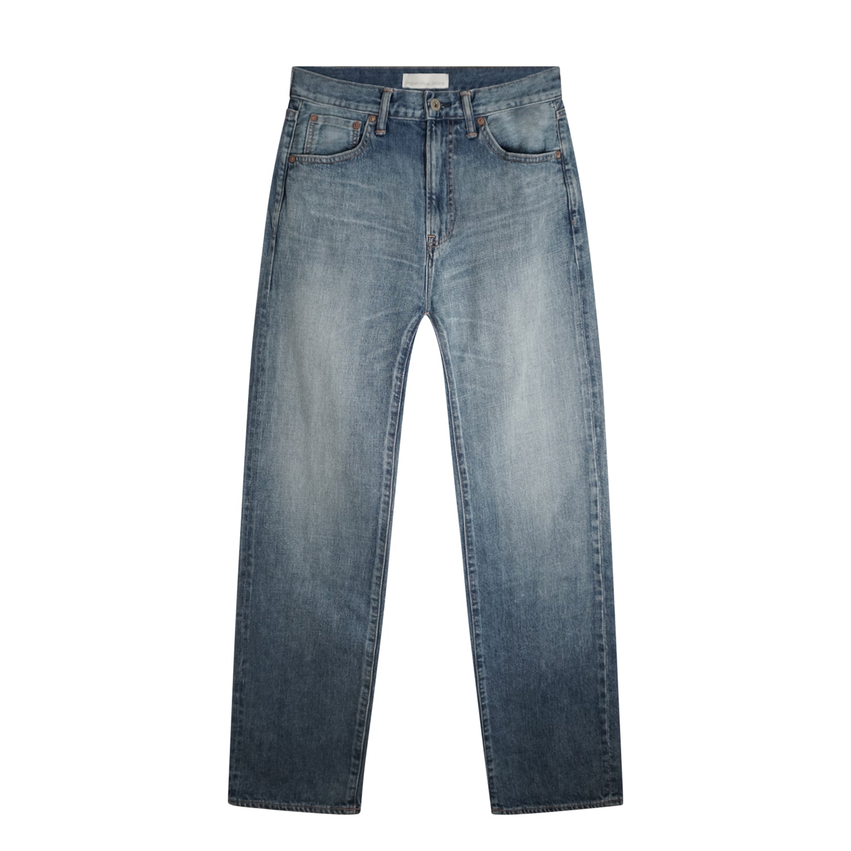 Blue Java Jeans Washed Blue Selvedge Wide Jeans 11 oz | Japan Blue Jeans | Public Store ...
