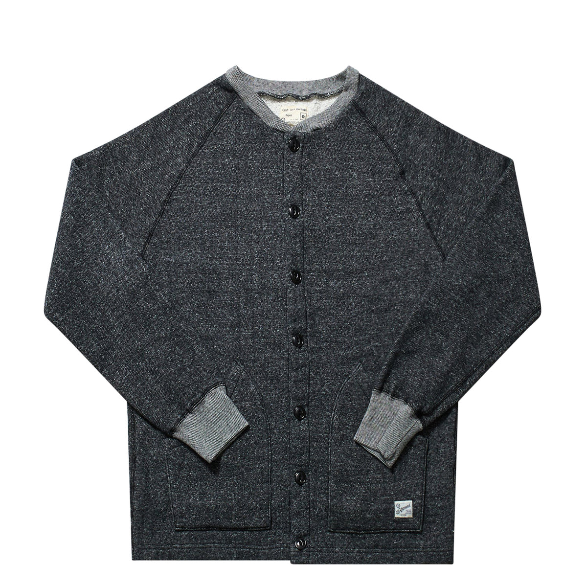 Albany Crew Cardigan Black