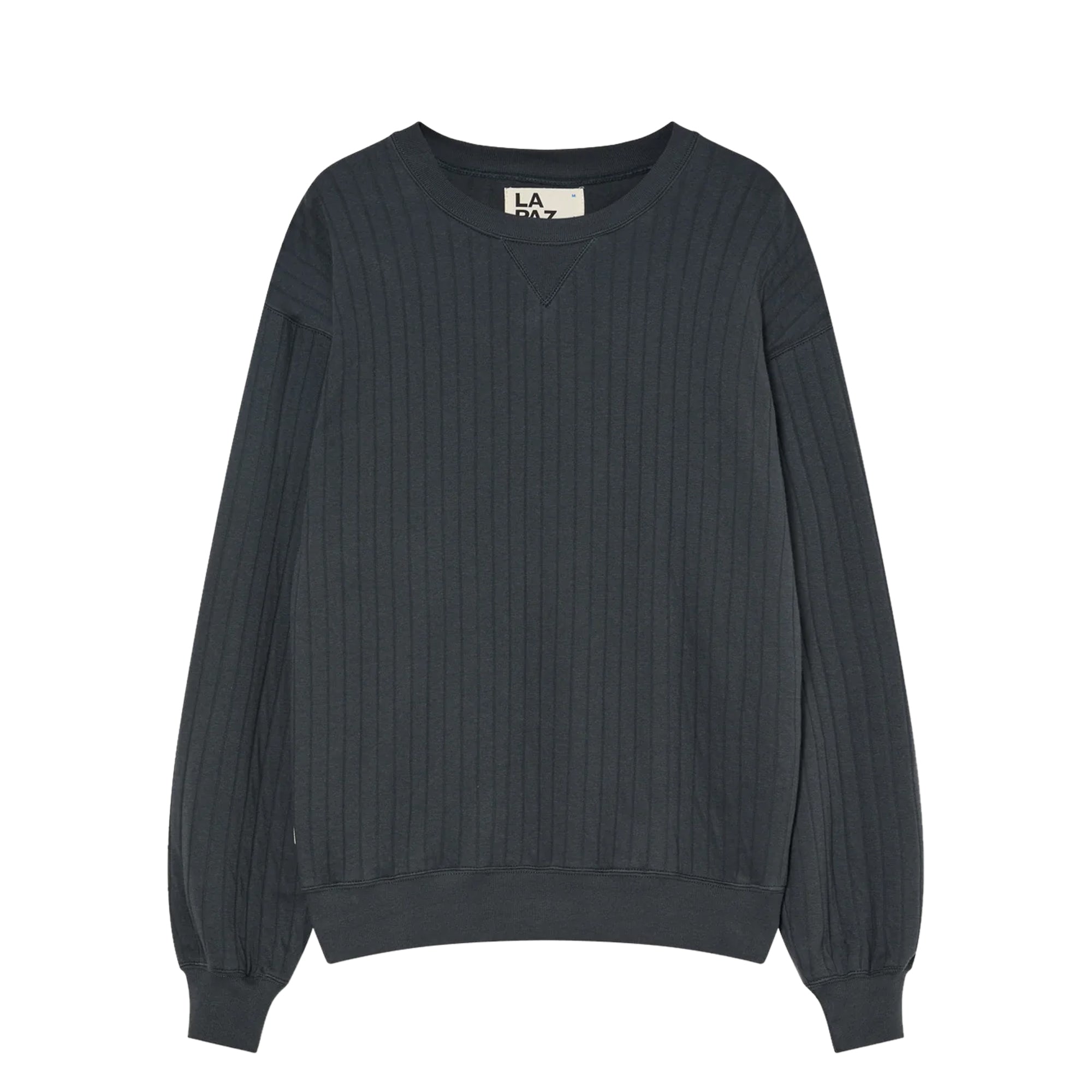 Sweatshirt Xavier Ribbed Black Sand