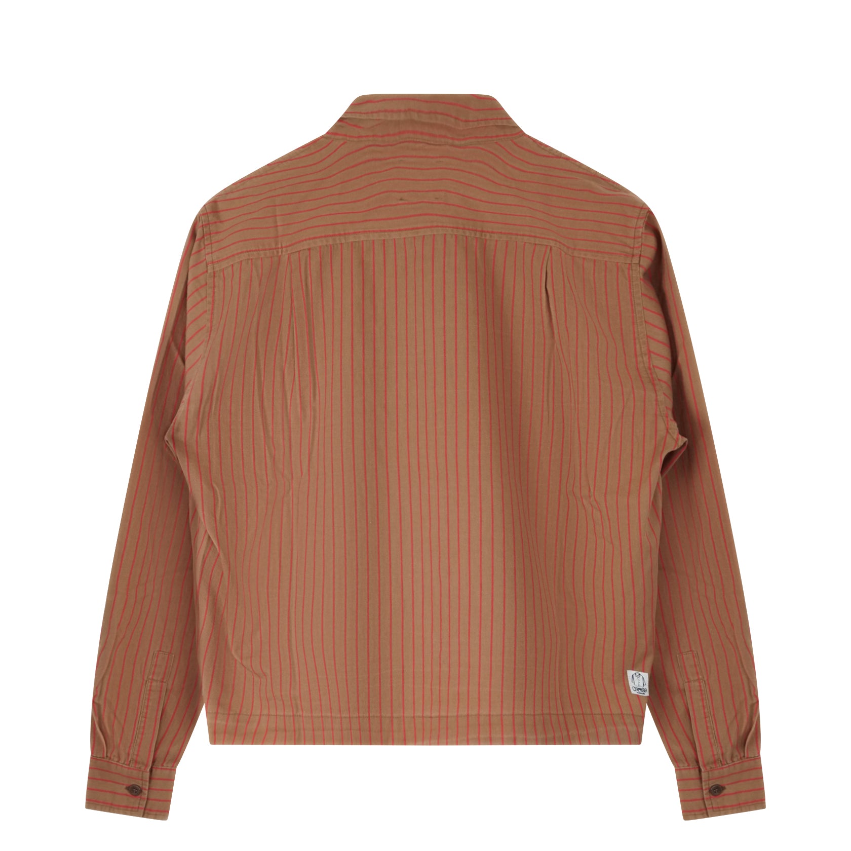 Levantina Striped Earth Pinstripe Crop Shirt