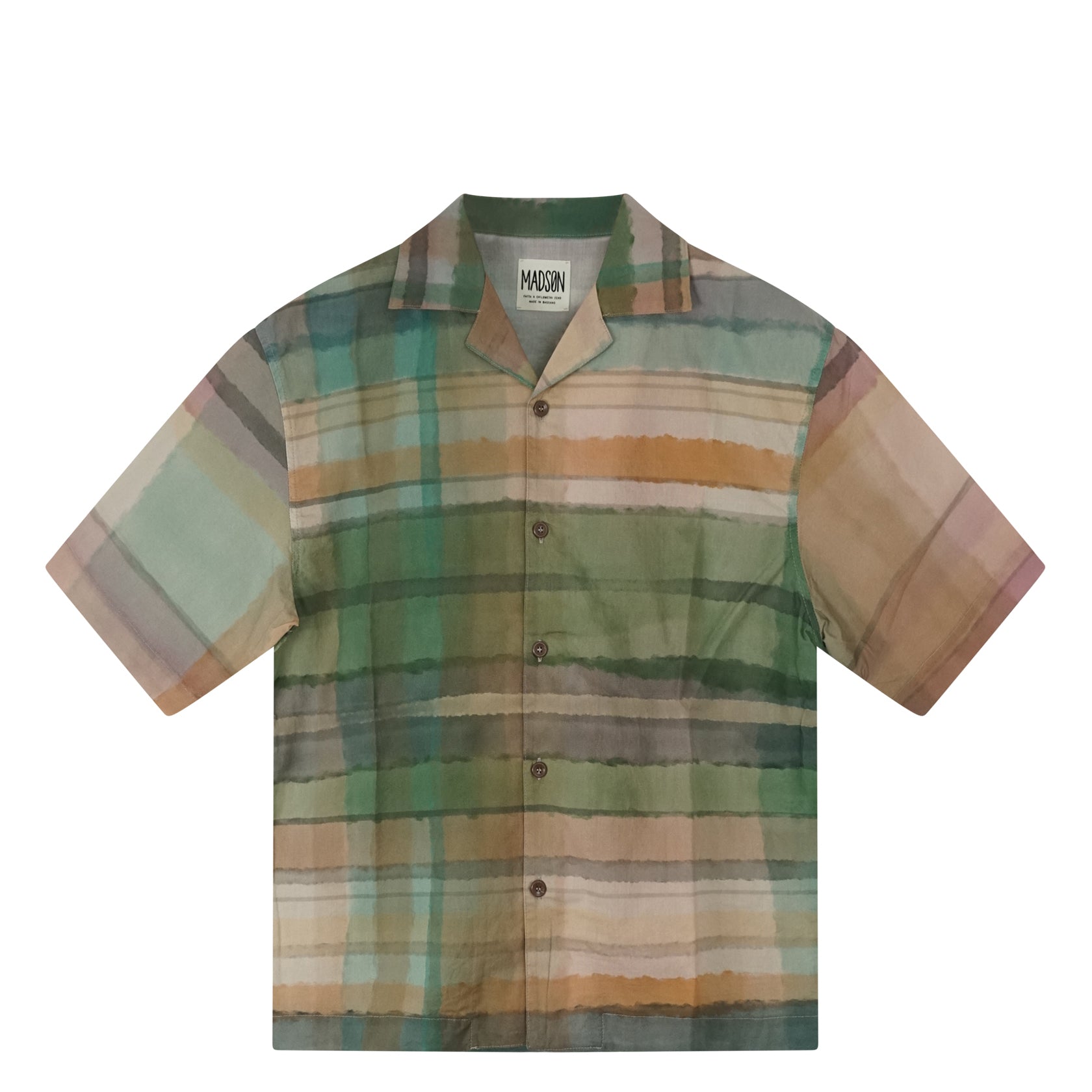 Over Manila St Shirt with Square Pattern 2