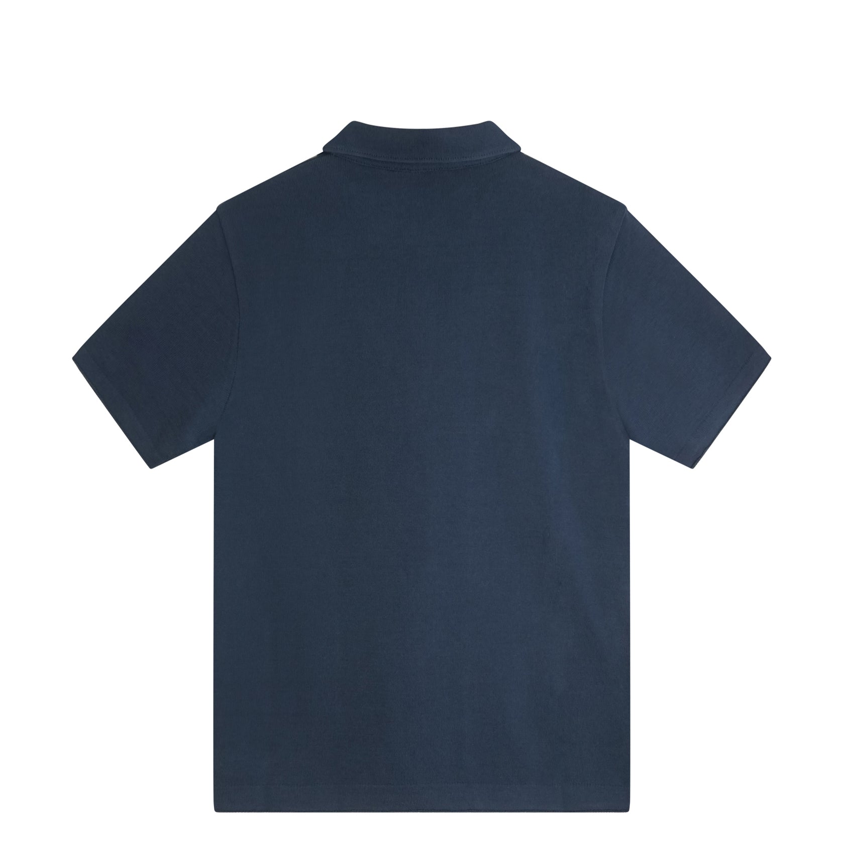 4-button short-sleeve polo shirt, light blue