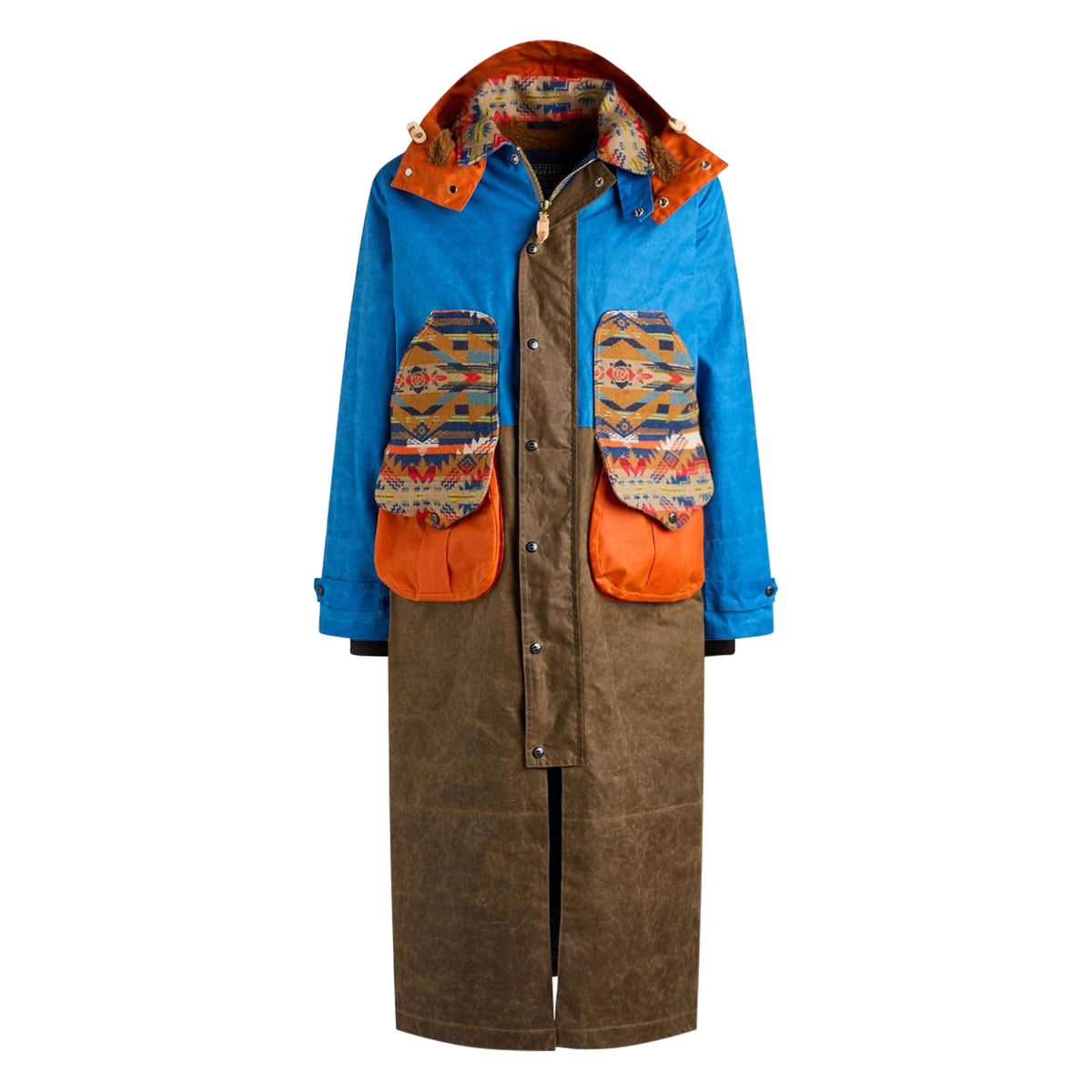Native Long Jacket 7099-WX Mid-Blue