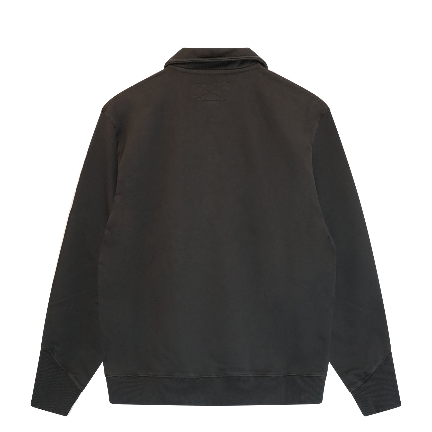 Zip Polo Sweatshirt Charcoal